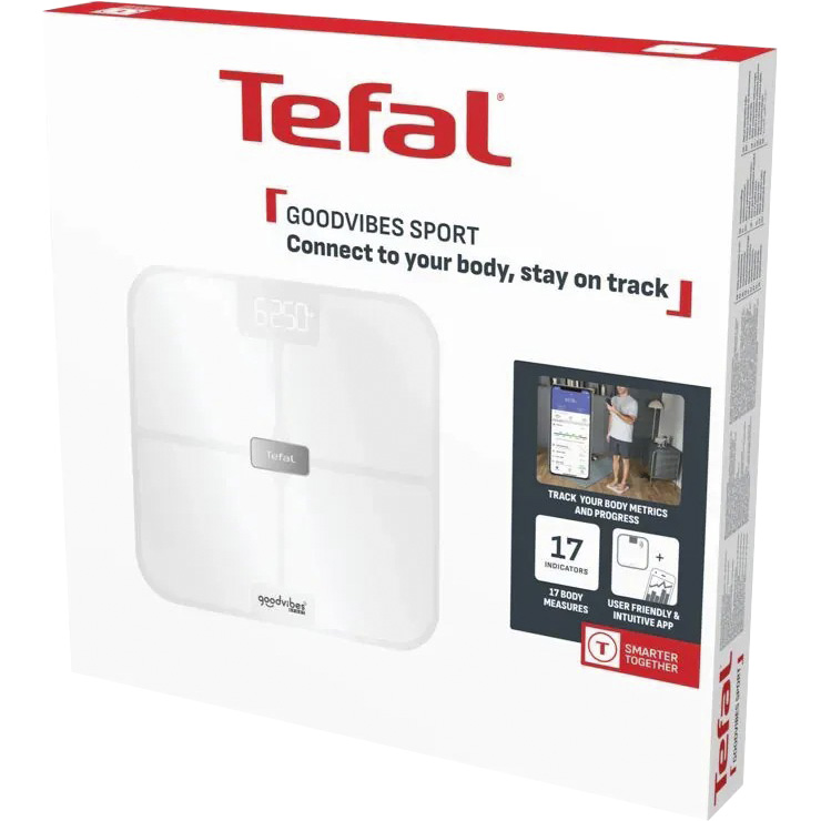 Розумні ваги TEFAL Goodvibes Sport BM9740F0 White