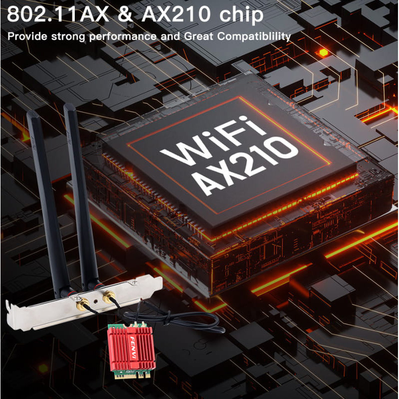 Wi-Fi адаптер FENVI AX210NGW Kit