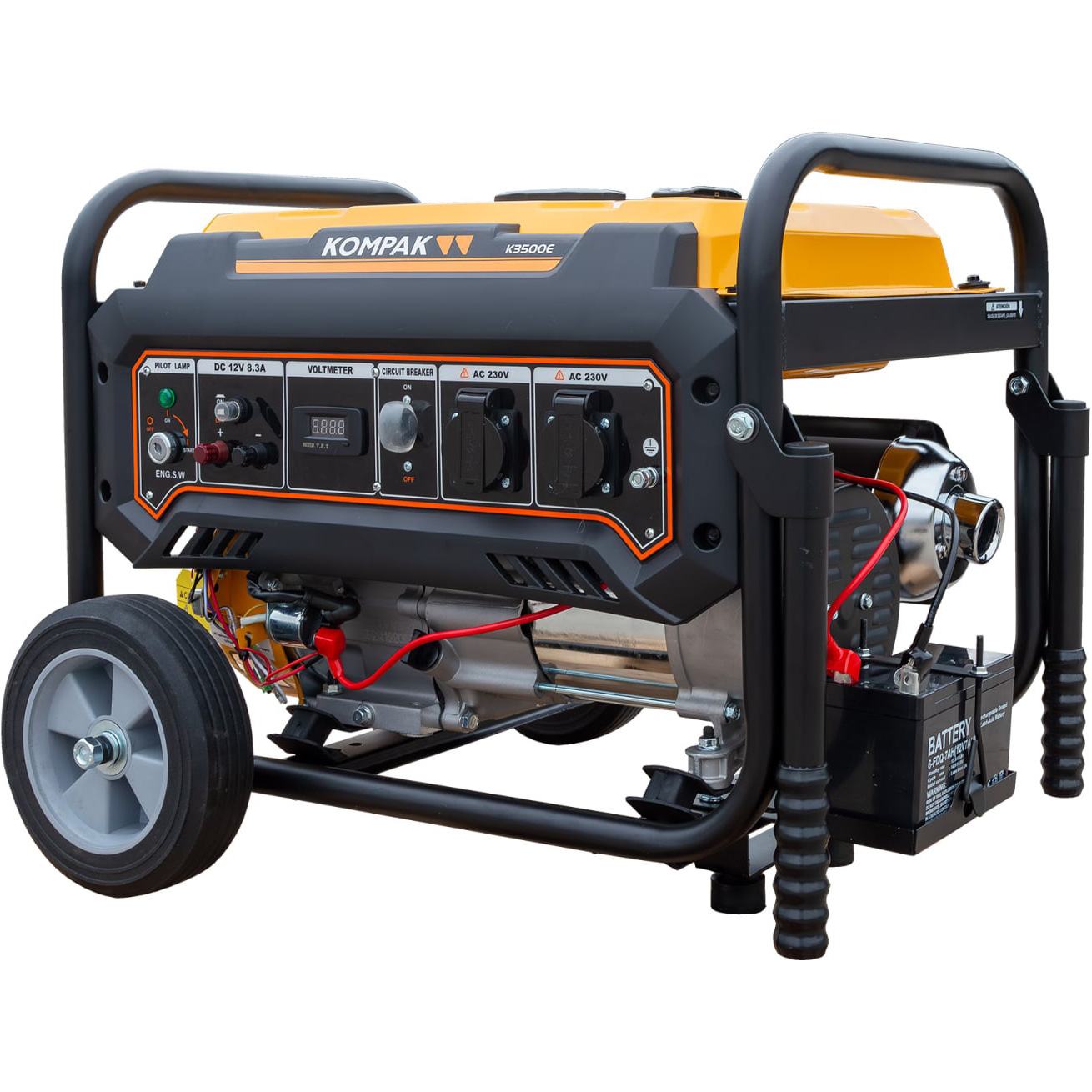Бензиновый генератор KOMPAK K3500E Strong