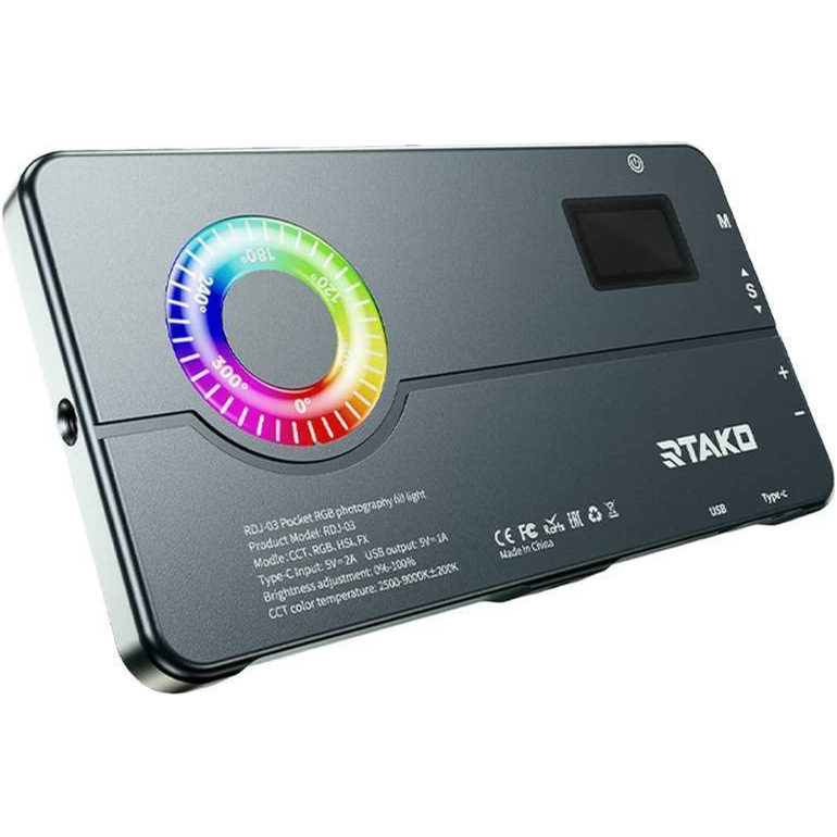 Відеосвітло RTAKO RDJ-03 Pocket RGB Photography Fill Light