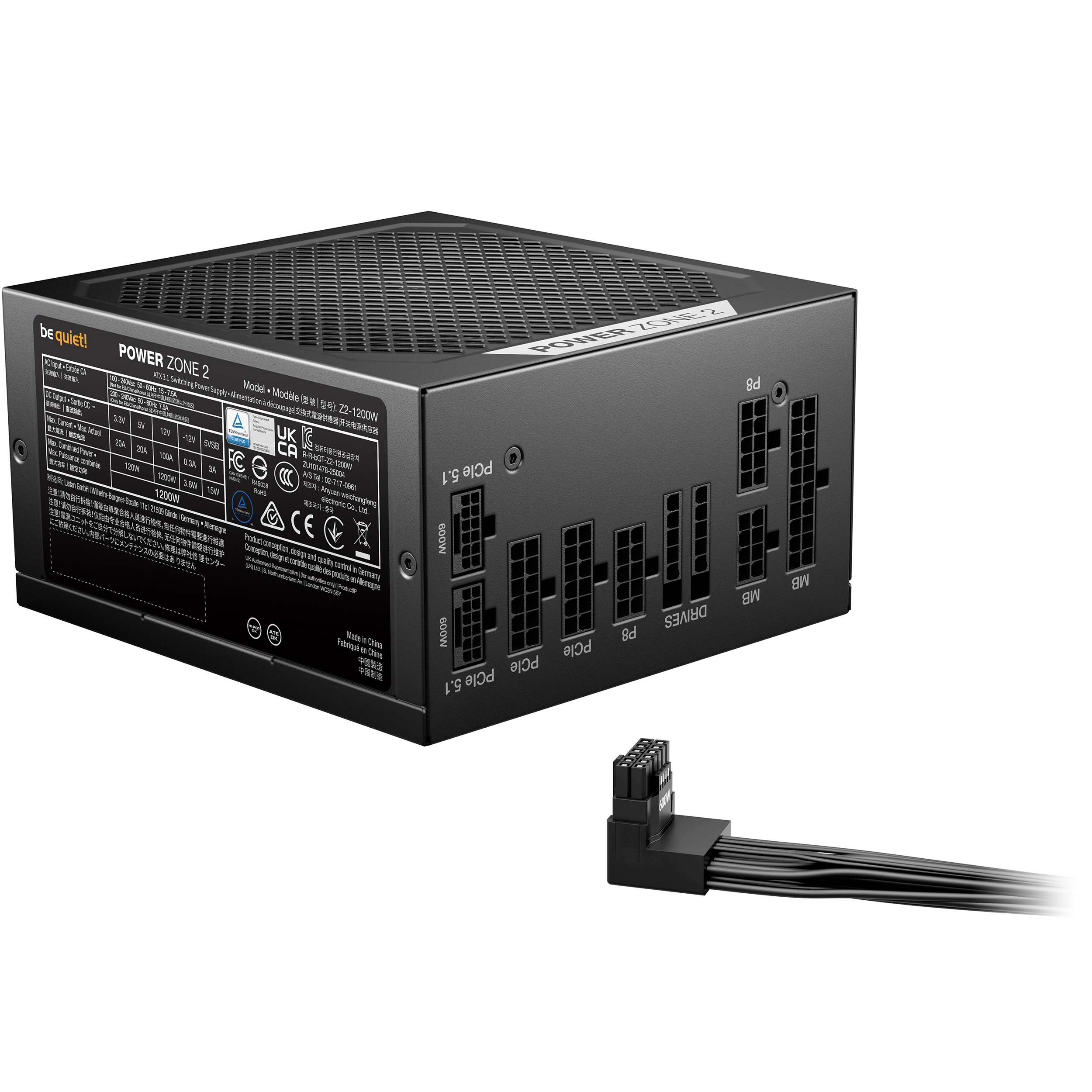Блок питания 1200W BE QUIET! Power Zone 2 (BP030EU)