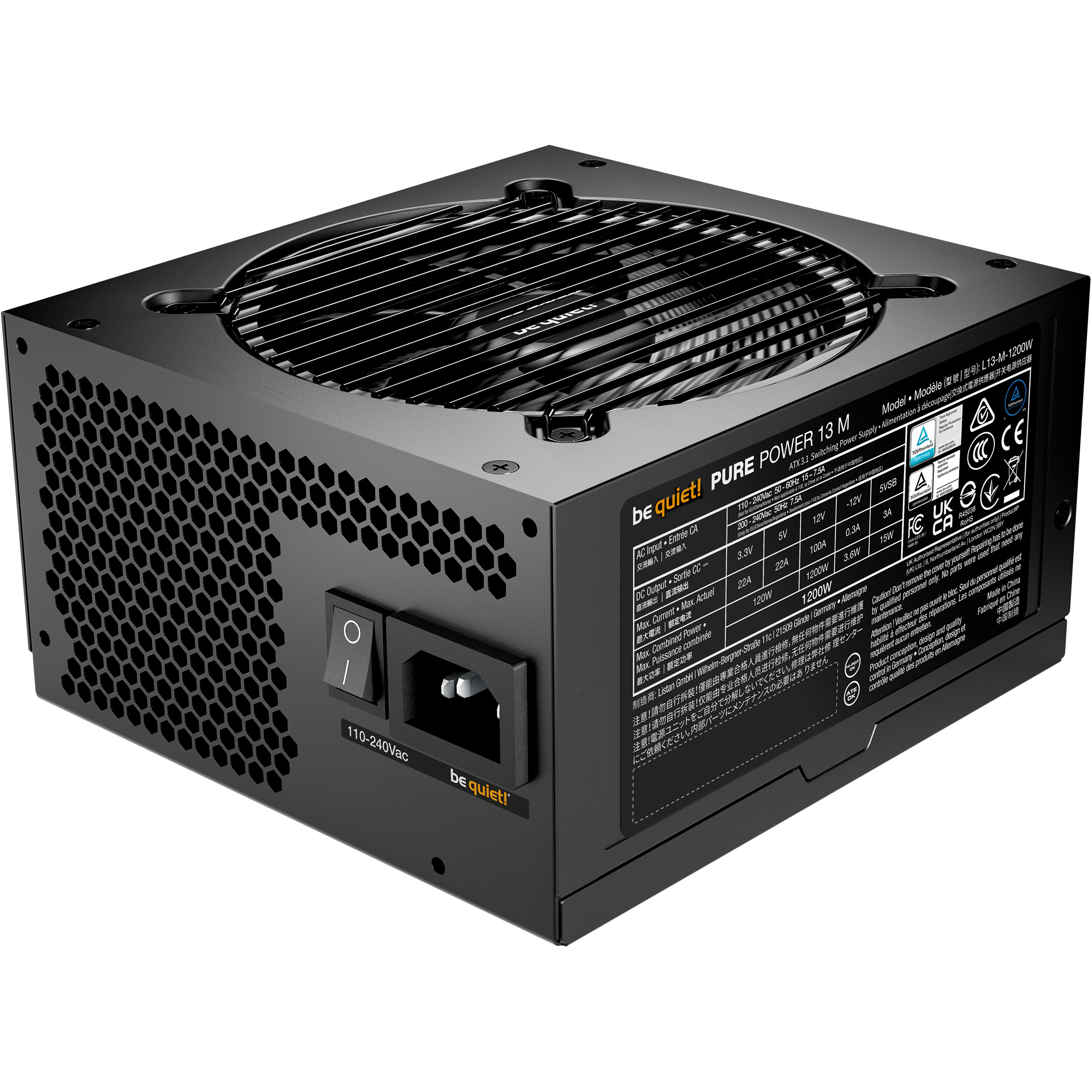 Блок живлення 1200W BE QUIET! Pure Power 13 M (BP029EU)