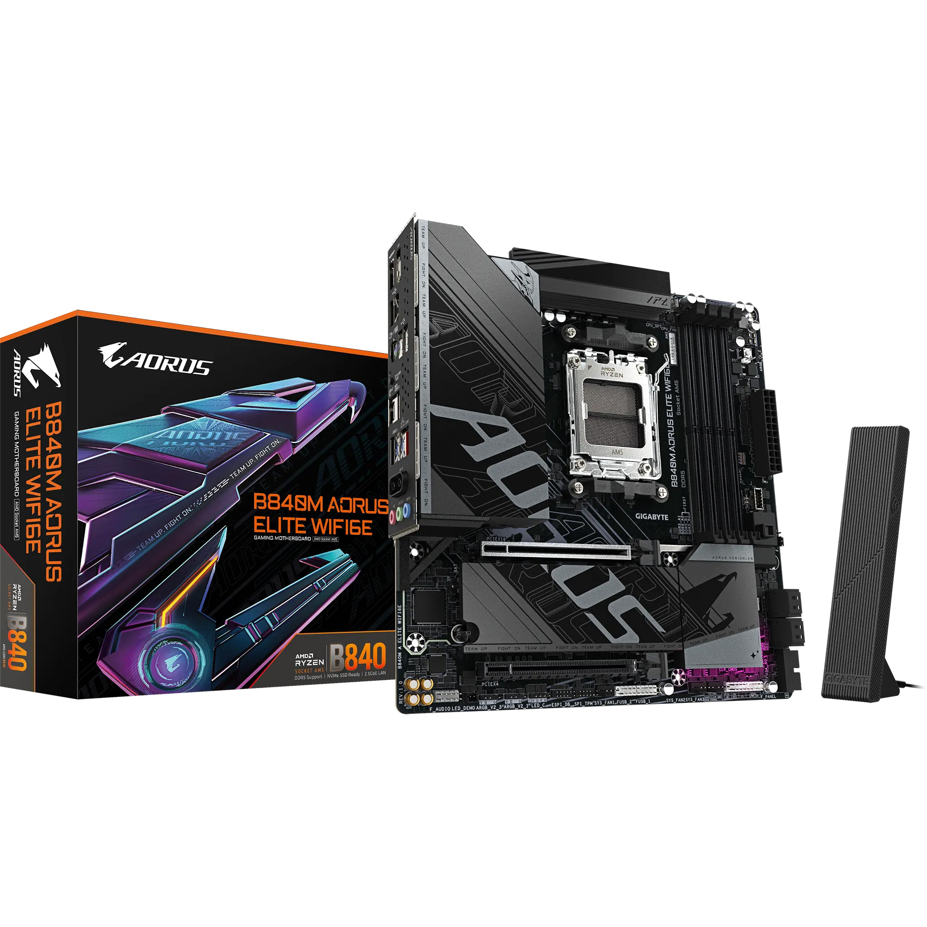 Материнская плата Gigabyte AORUS B840M Elite WiFi6E