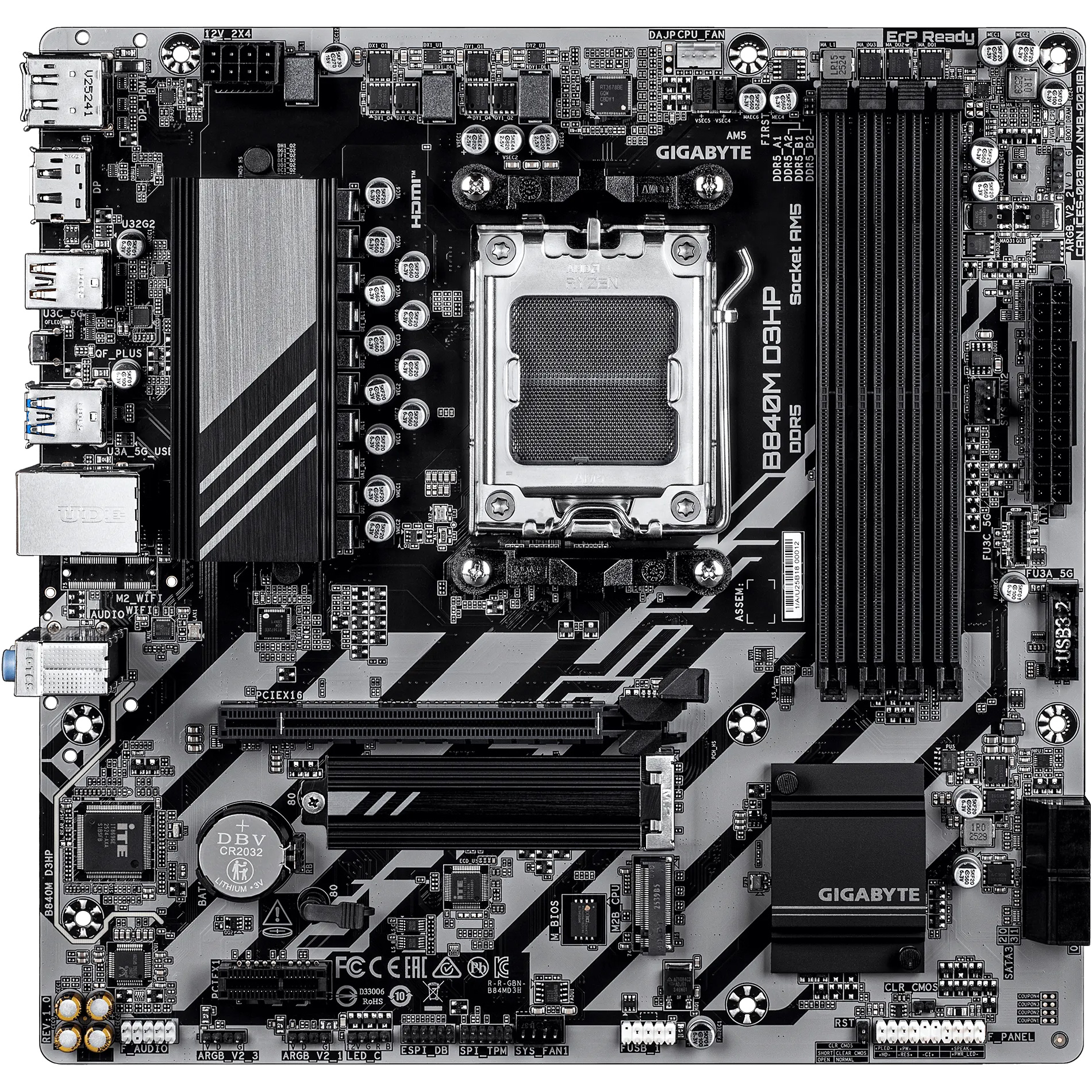 Материнская плата GIGABYTE B840M D3HP