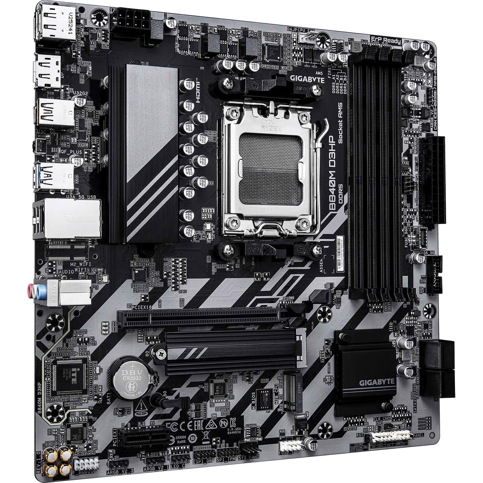 Материнская плата GIGABYTE B840M D3HP