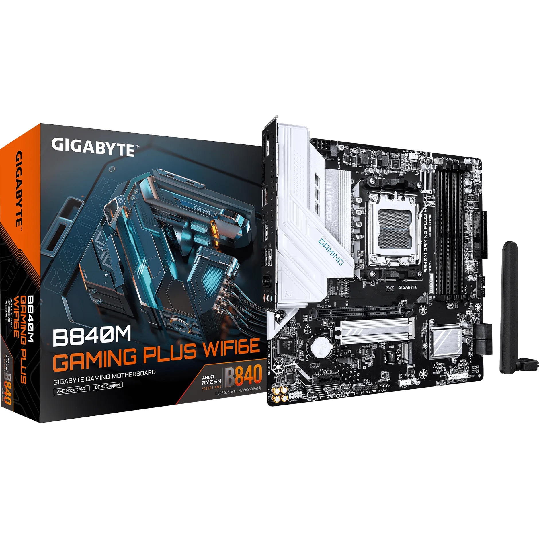 Материнская плата GIGABYTE B840M Gaming Plus WiFi6E