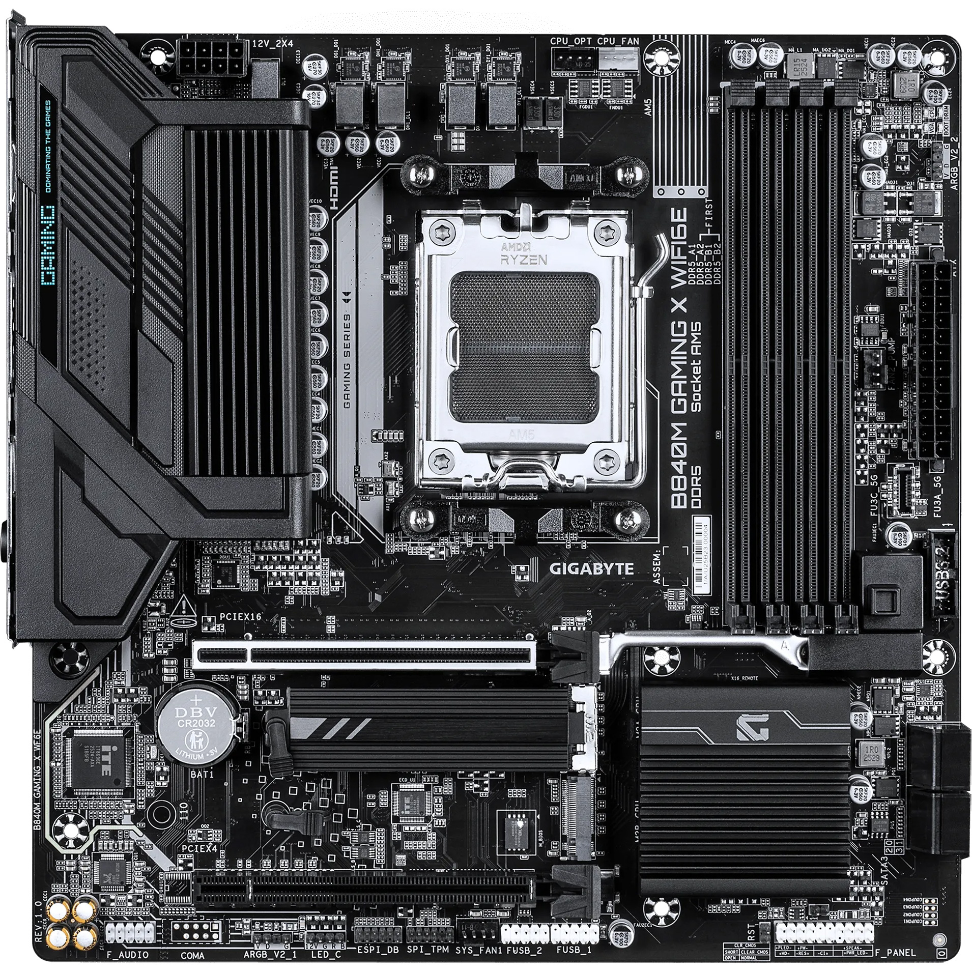 Материнская плата GIGABYTE B840M Gaming X WiFi6E