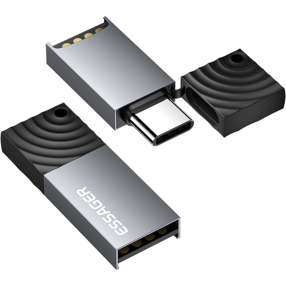 Кардрідер ESSAGER 2-in-1 USB 2.0 Type-C & USB-A to TF/MicroSD