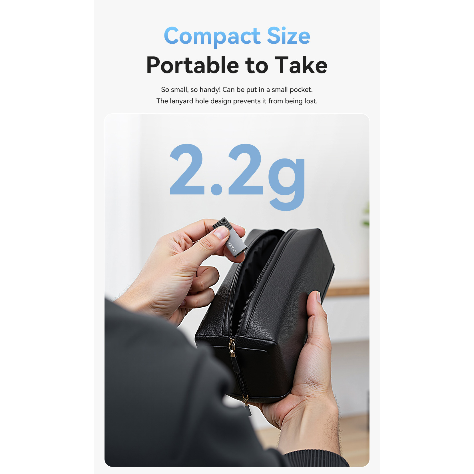 Кардрідер ESSAGER 2-in-1 USB 2.0 Type-C & USB-A to TF/MicroSD