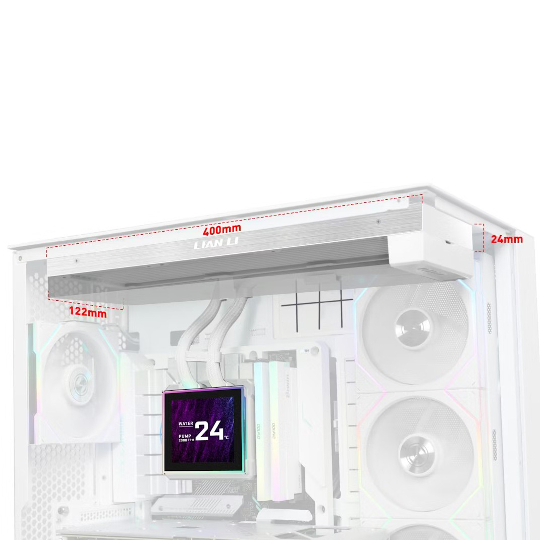 Комплект для самостійної збірки СВО LIAN LI HydroShift II LCD-S 360 Fanless White (G89.GHS2LCDS36NW.00)