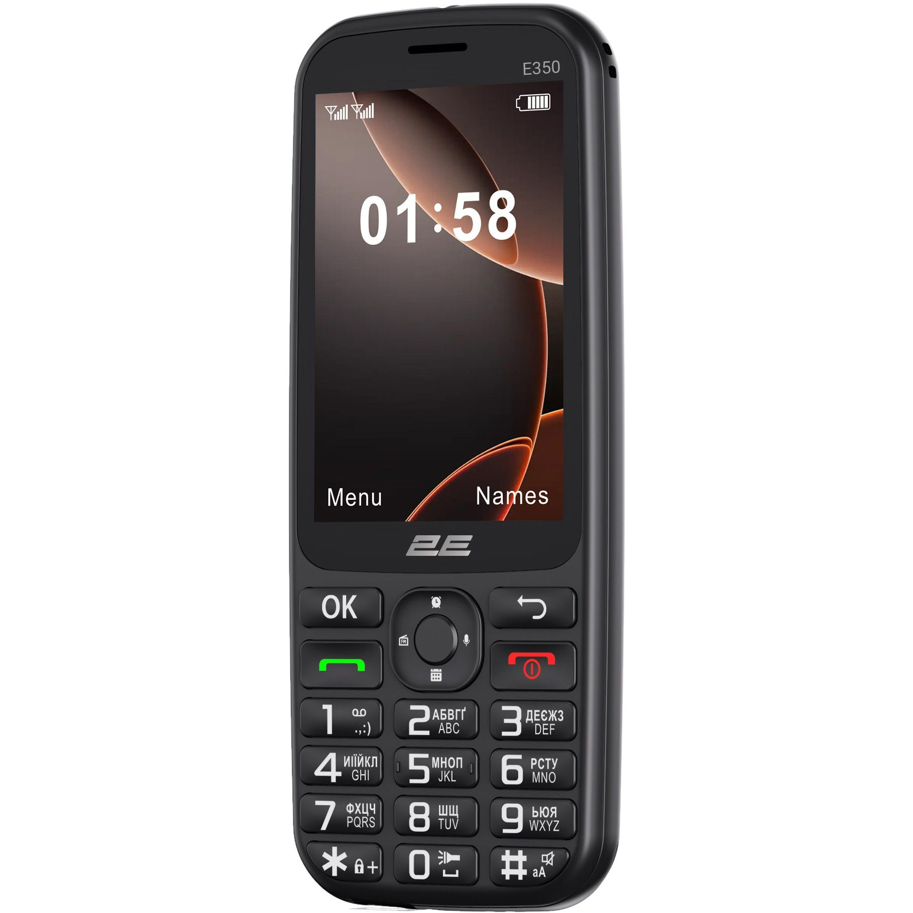 Мобільний телефон 2E E350 Black