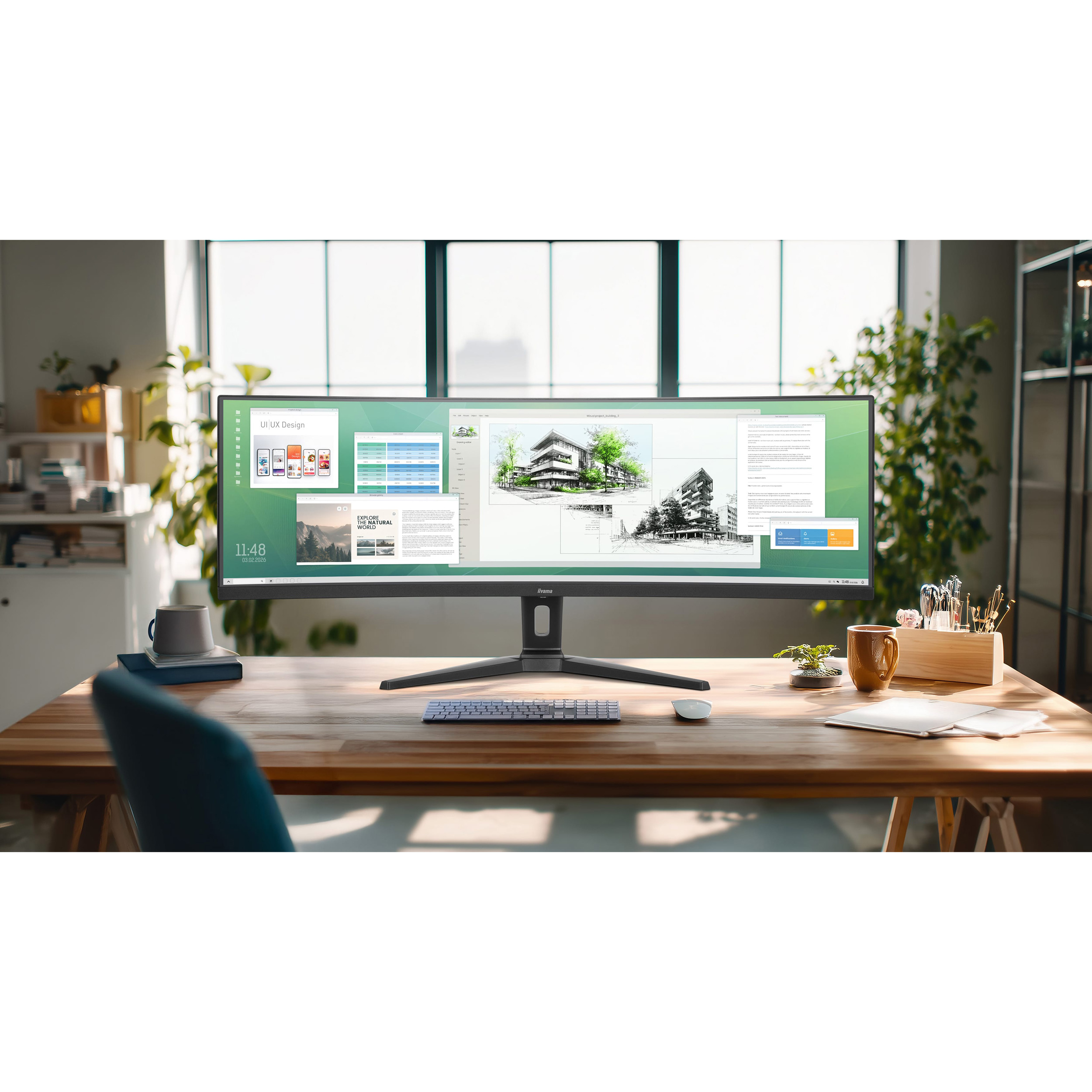 Монитор 44.5" IIYAMA ProLite XCB4594DQSU-B1