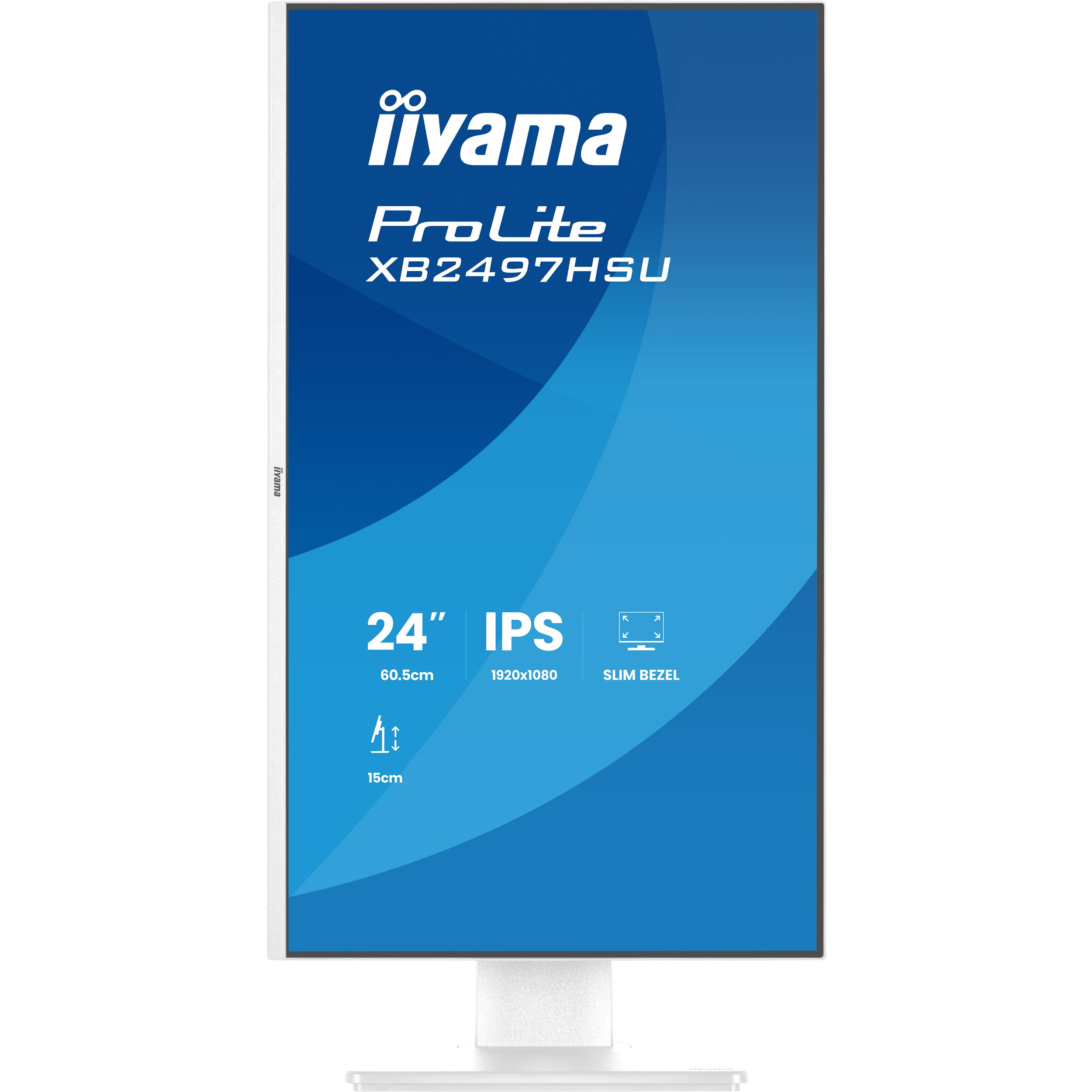 Монітор 23.8" IIYAMA ProLite XB2497HSU-W1 Matte White