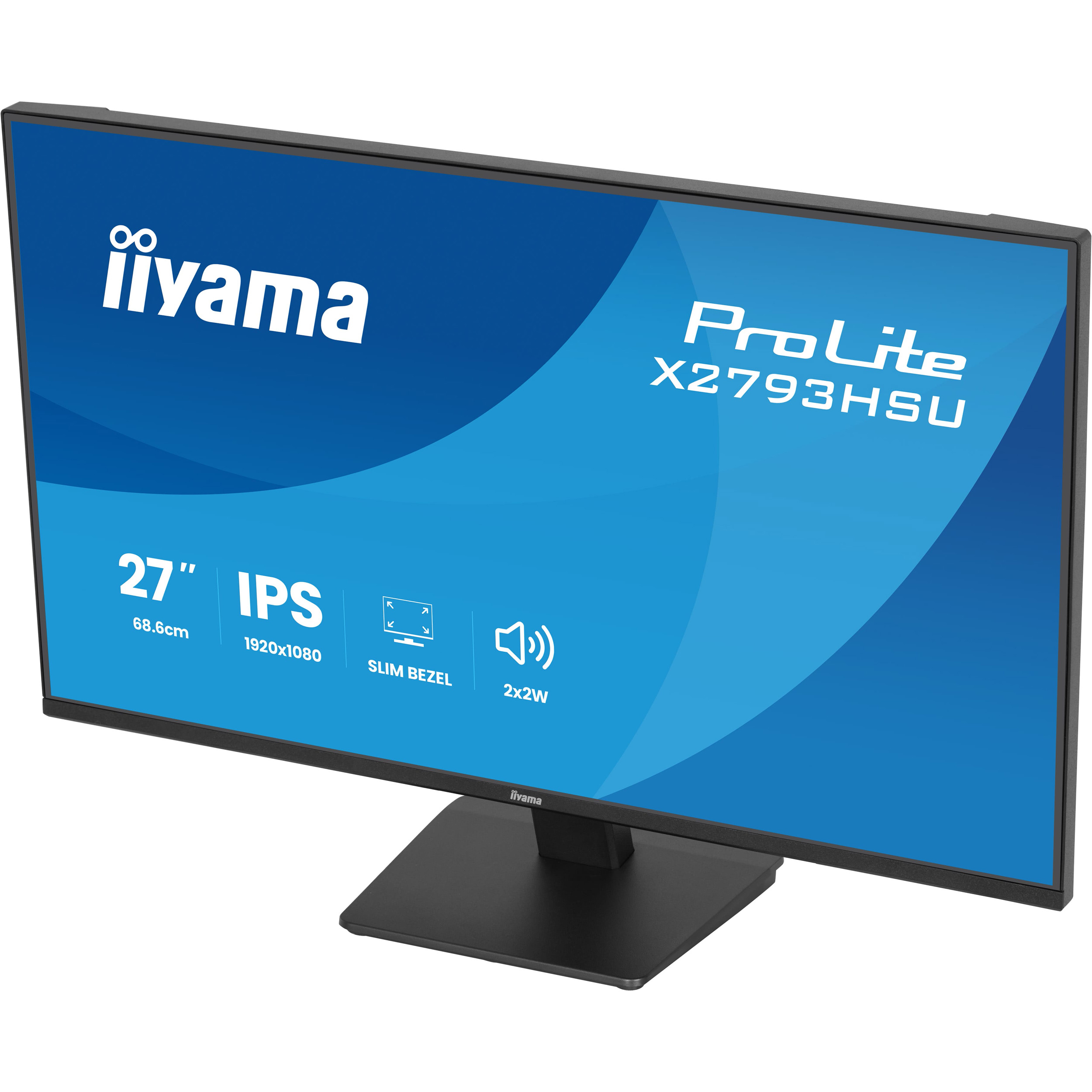 Монітор 27" IIYAMA ProLite X2793HSU-B1 Matte Black
