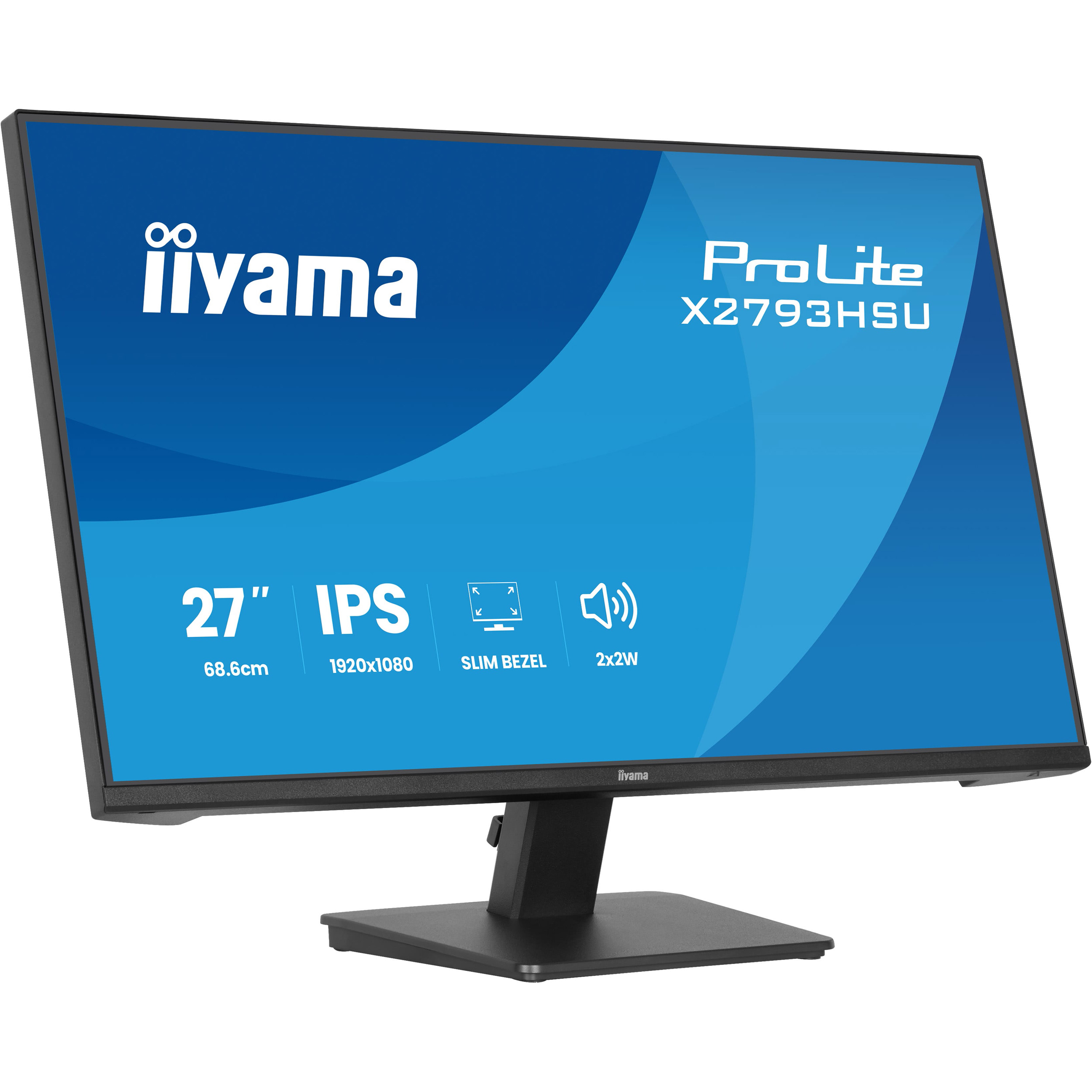 Монітор 27" IIYAMA ProLite X2793HSU-B1 Matte Black