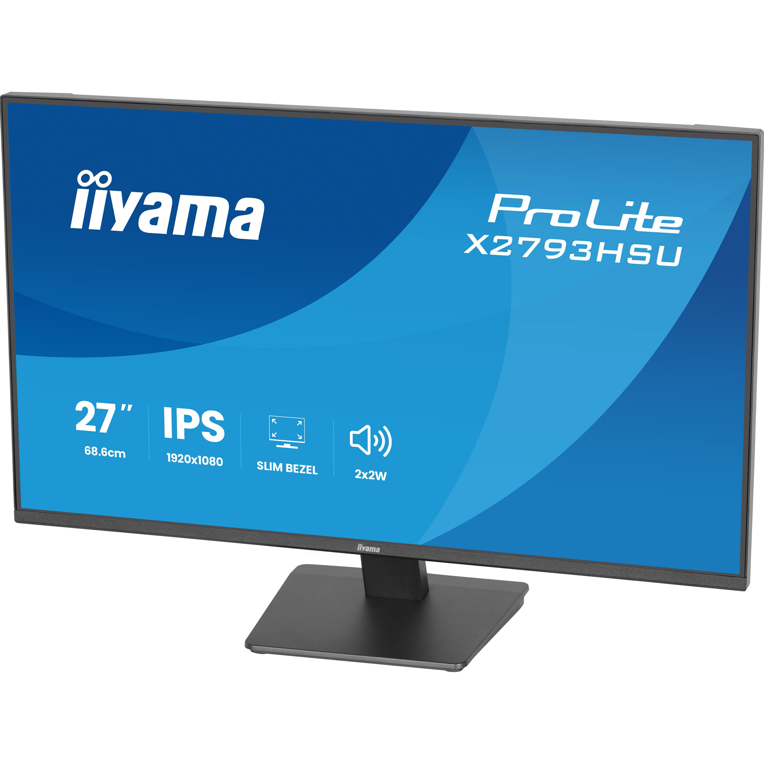 Монітор 27" IIYAMA ProLite X2793HSU-B1 Matte Black