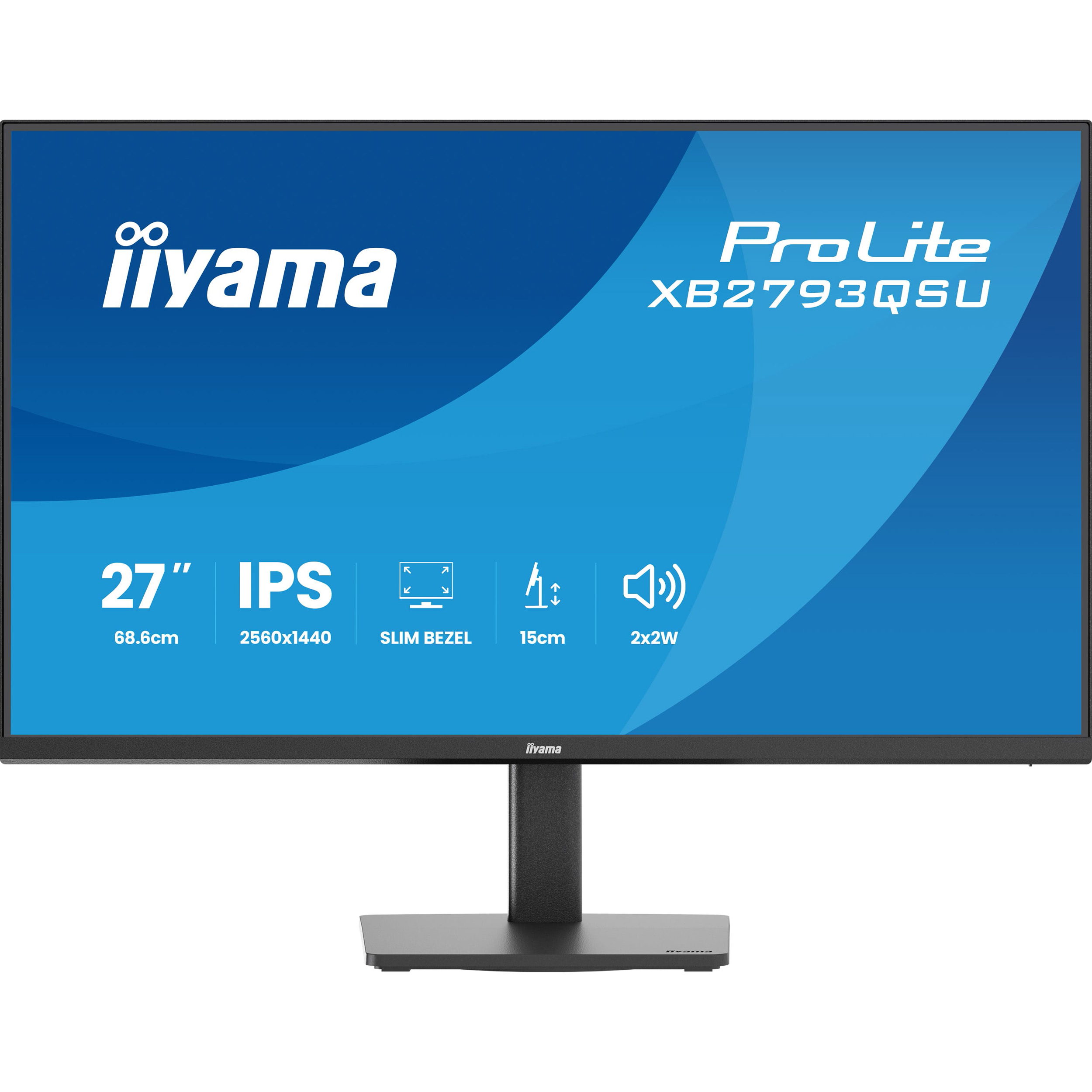 Монітор 27" IIYAMA ProLite XB2793QSU-B1 Matte Black