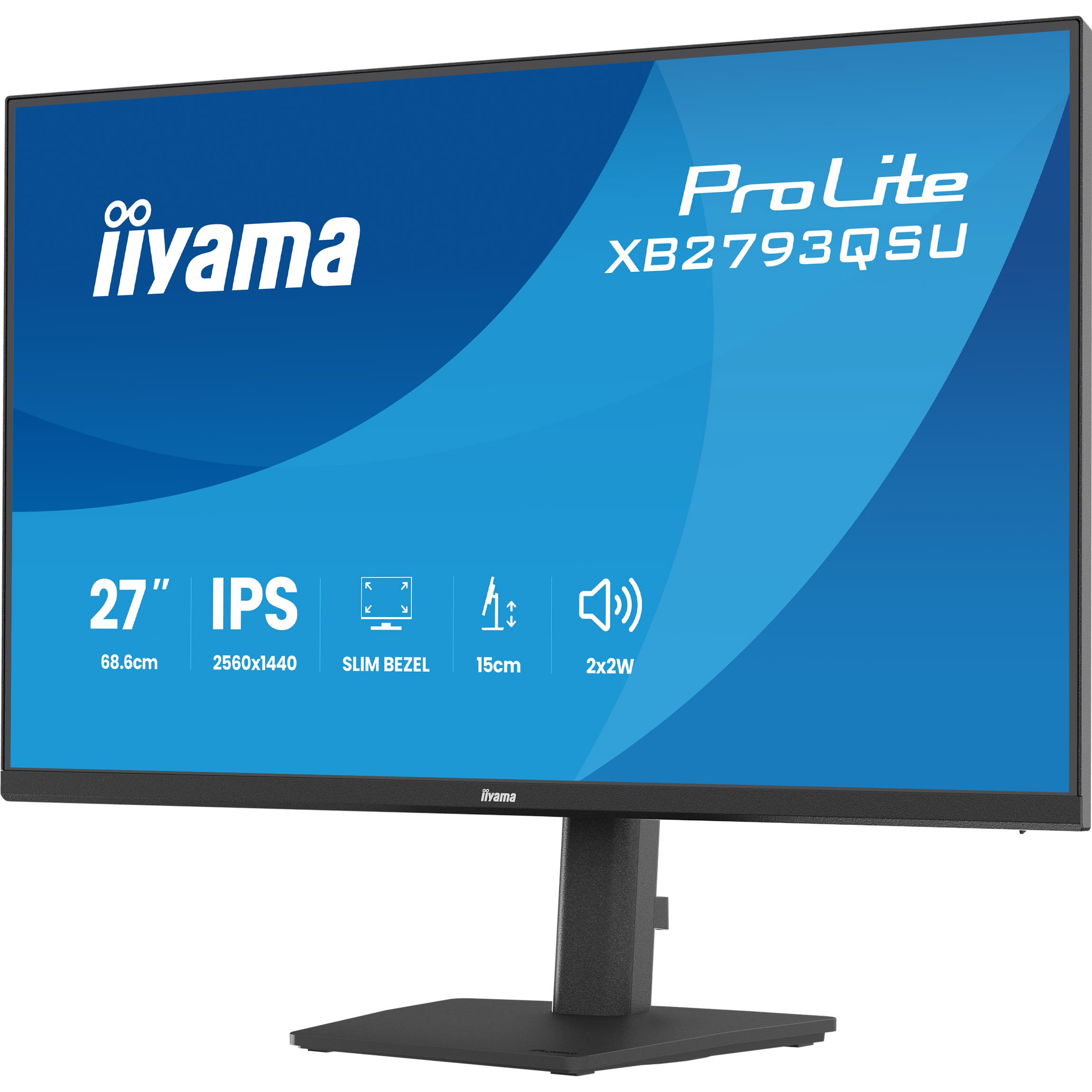 Монітор 27" IIYAMA ProLite XB2793QSU-B1 Matte Black