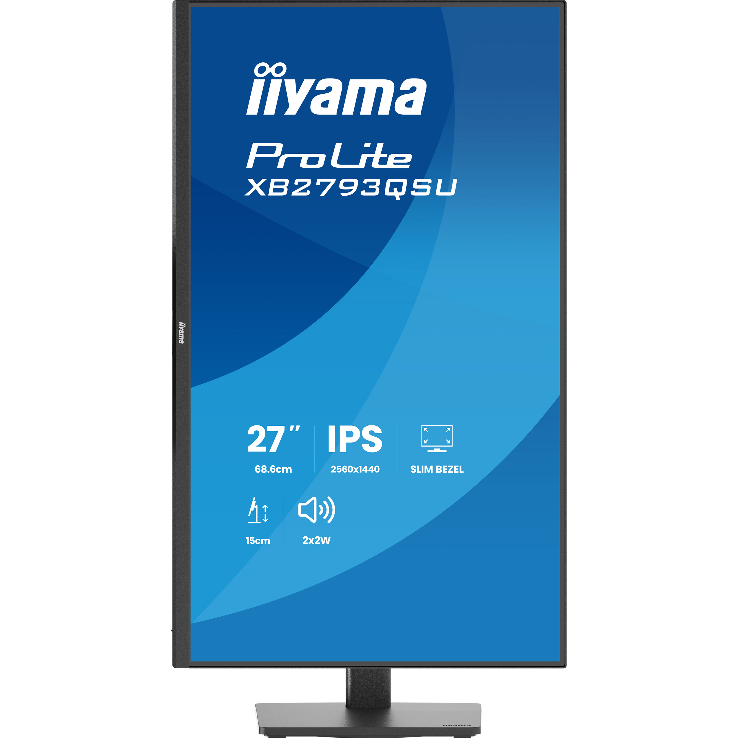 Монітор 27" IIYAMA ProLite XB2793QSU-B1 Matte Black