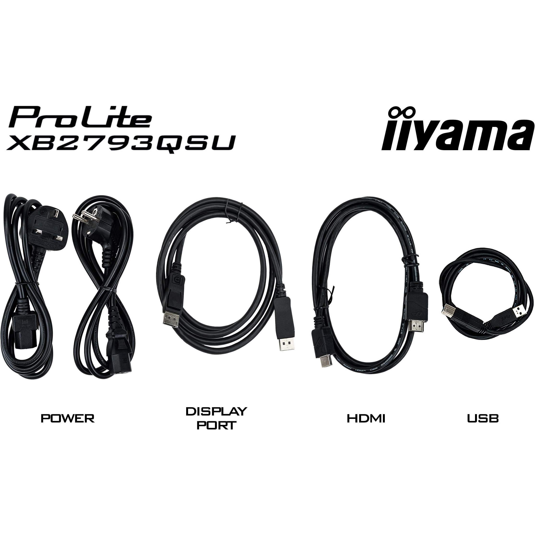 Монітор 27" IIYAMA ProLite XB2793QSU-B1 Matte Black