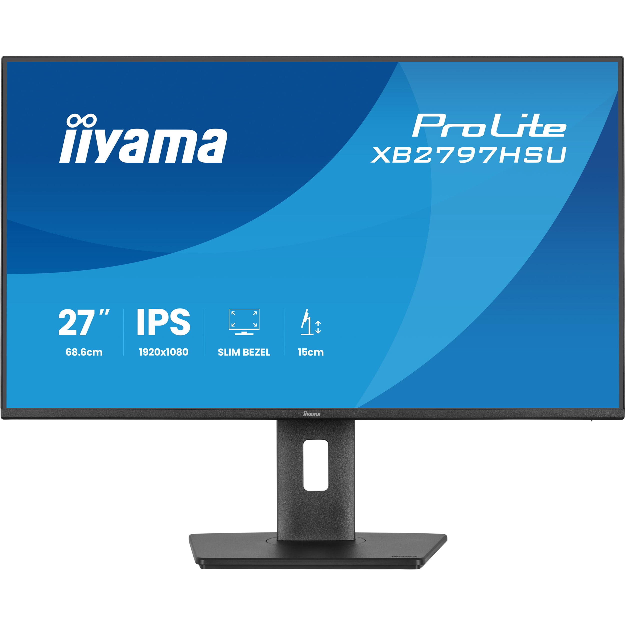 Монітор 27" IIYAMA ProLite XB2797HSU-B1 Matte Black