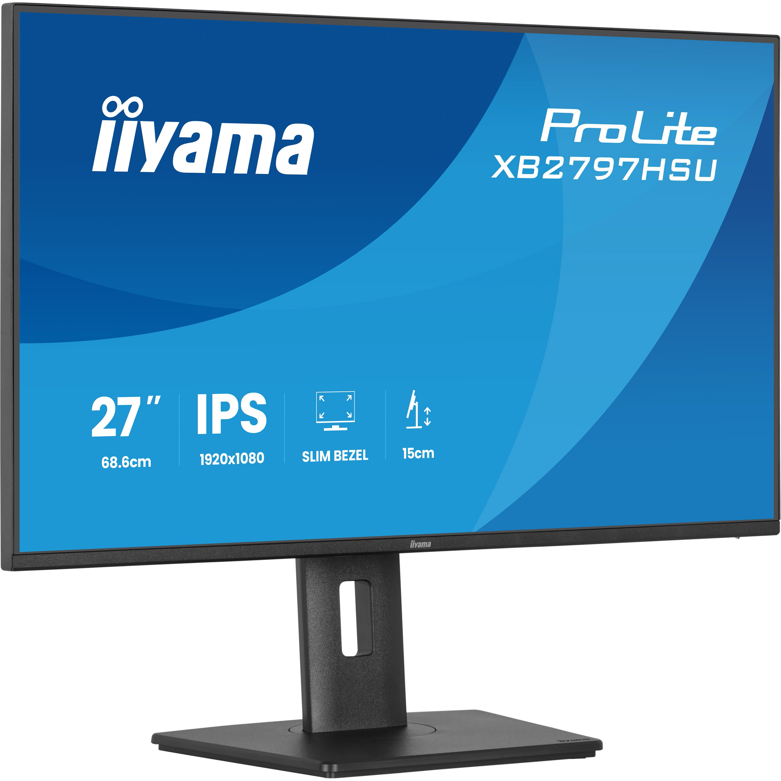 Монітор 27" IIYAMA ProLite XB2797HSU-B1 Matte Black