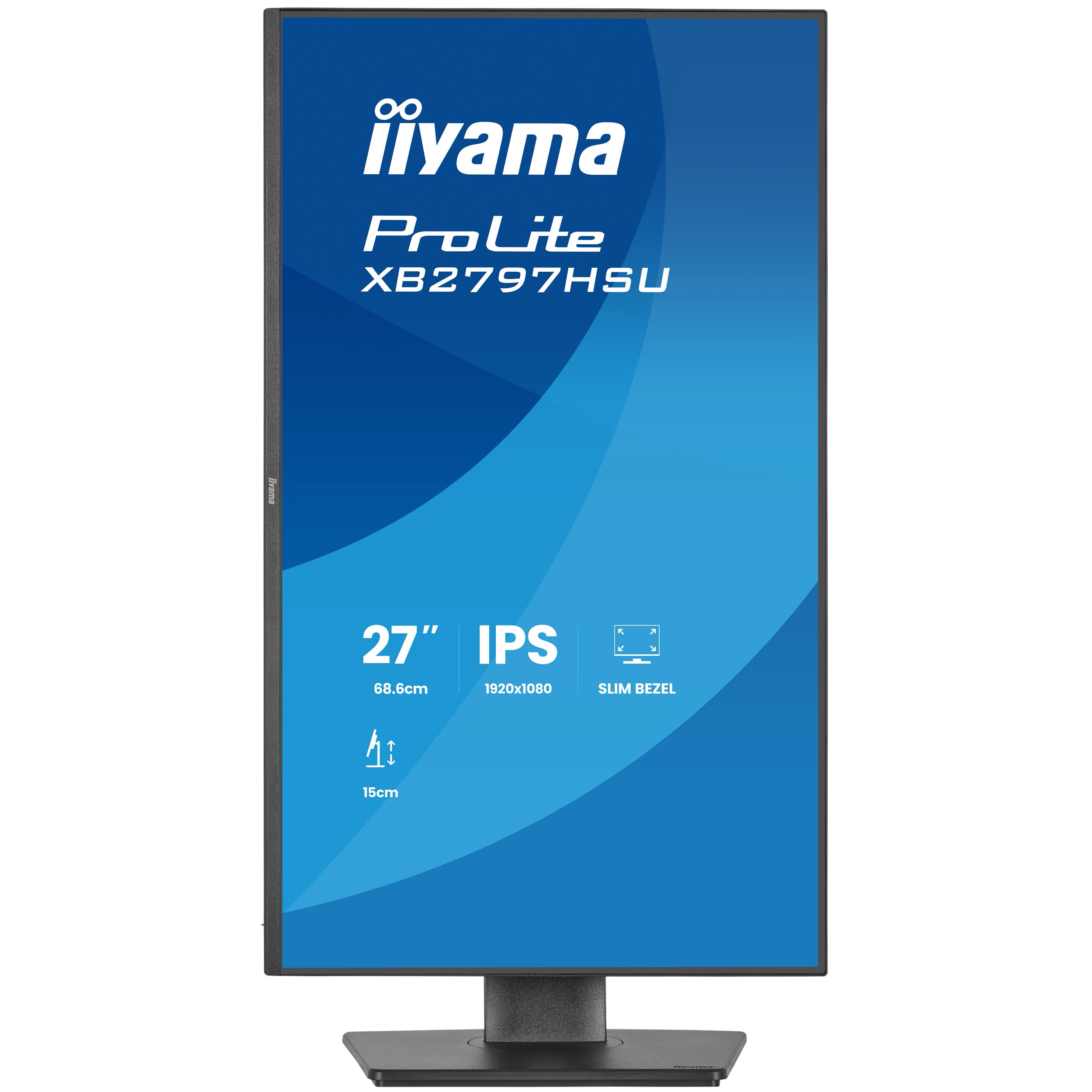 Монітор 27" IIYAMA ProLite XB2797HSU-B1 Matte Black