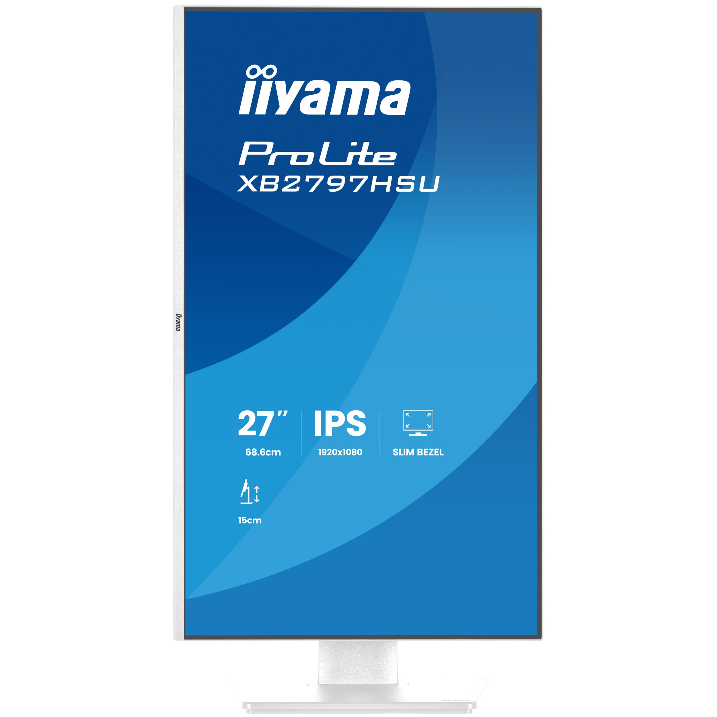 Монітор 27" IIYAMA ProLite XB2797HSU-W1 Matte White