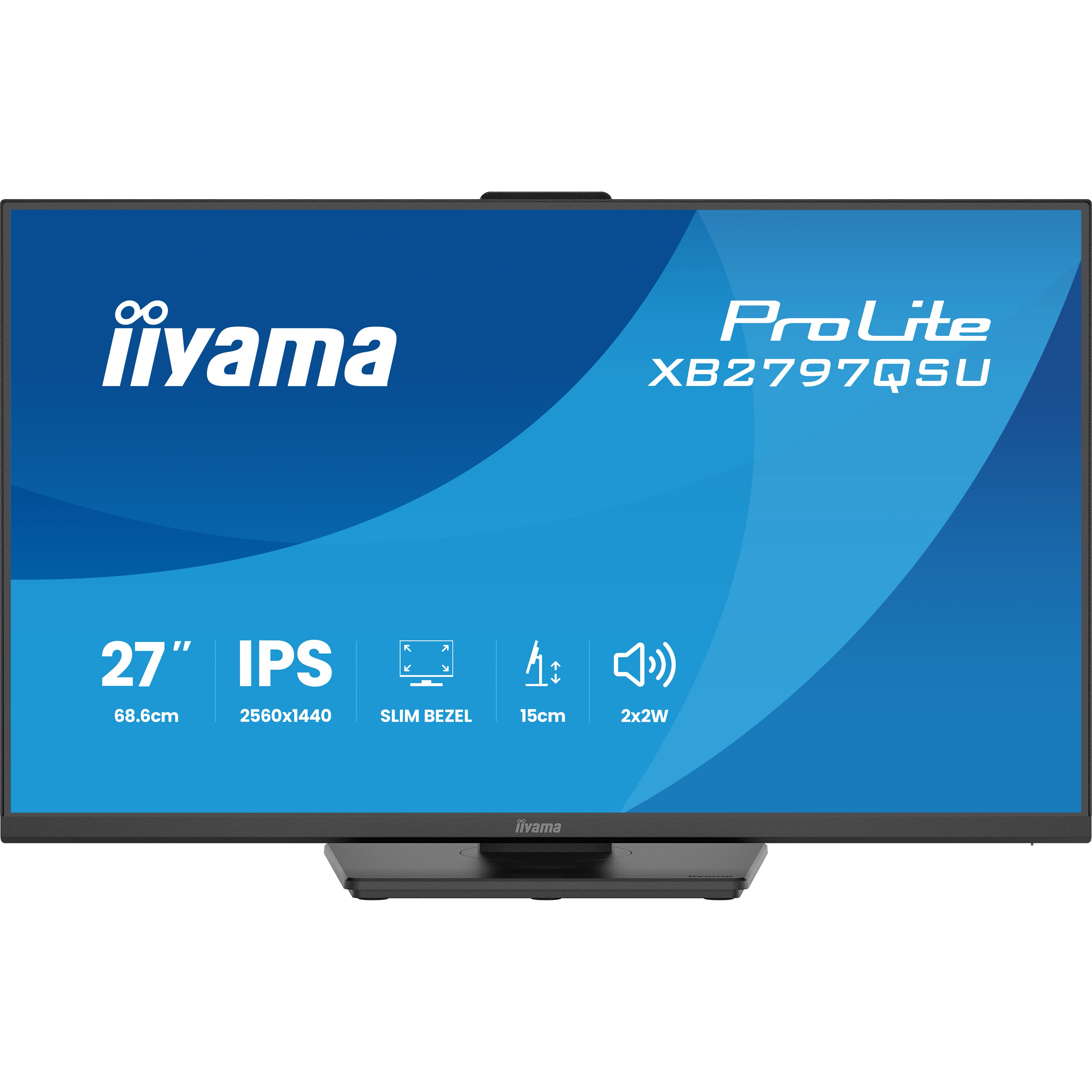 Монітор 27" IIYAMA ProLite XB2797QSU-B1 Matte Black