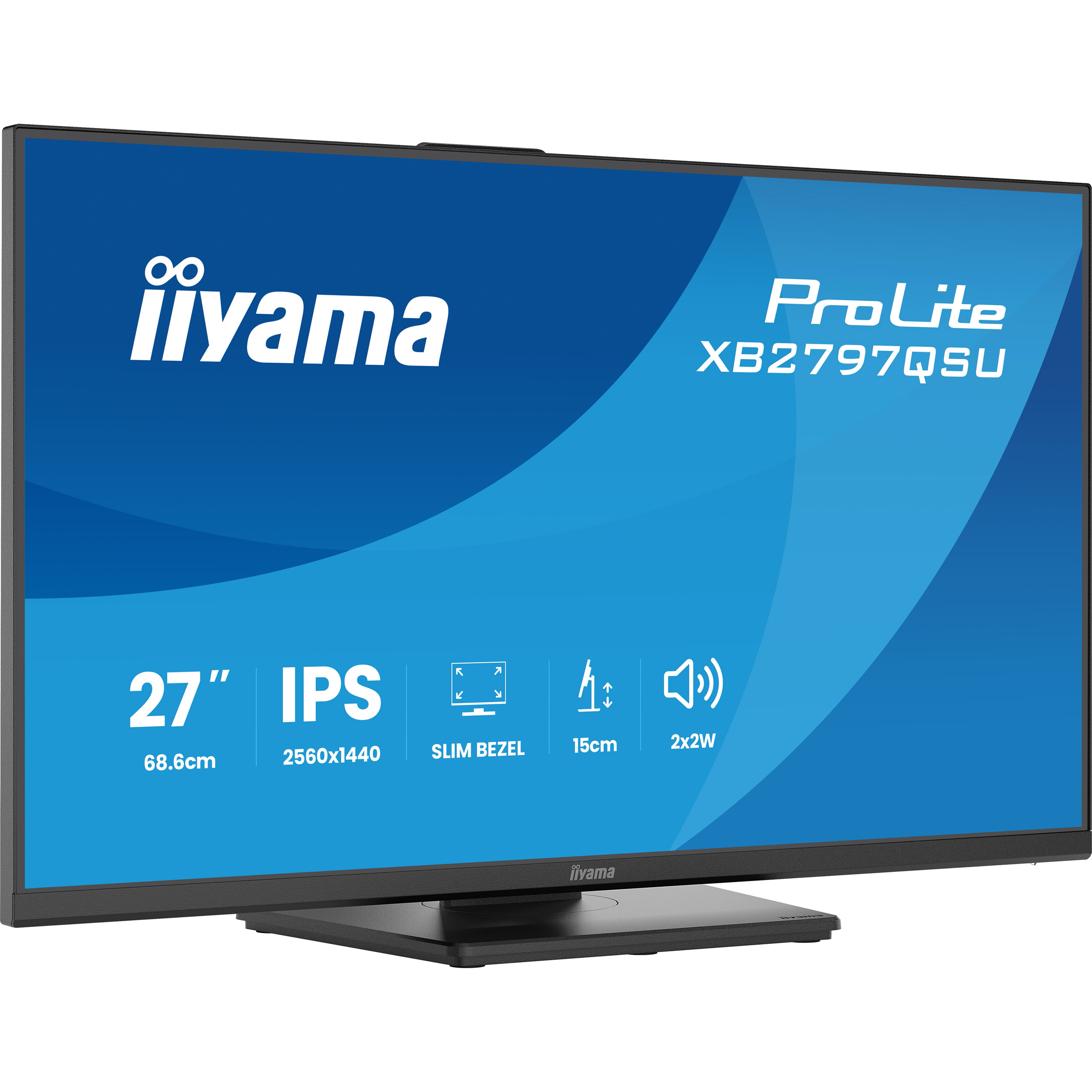 Монітор 27" IIYAMA ProLite XB2797QSU-B1 Matte Black