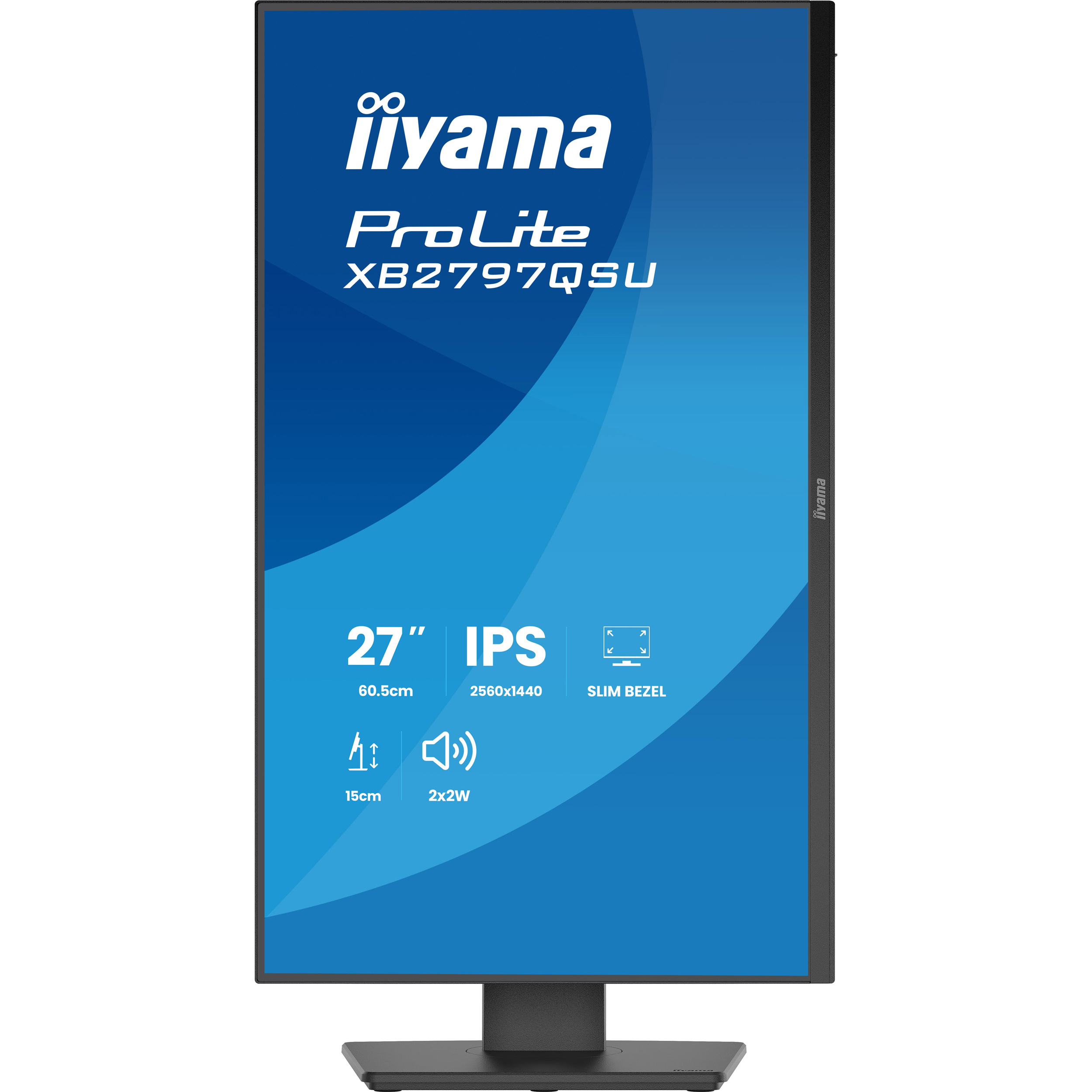 Монітор 27" IIYAMA ProLite XB2797QSU-B1 Matte Black