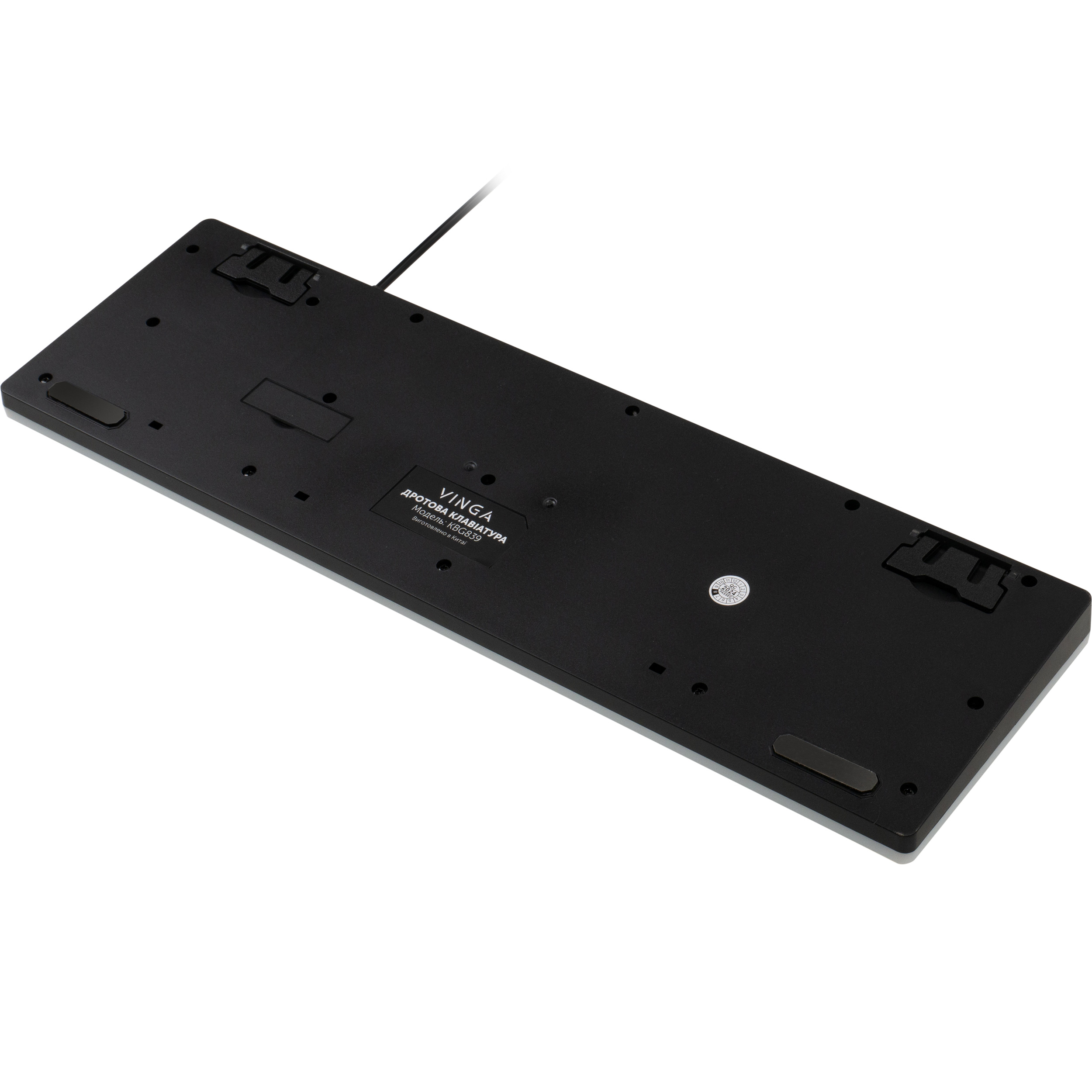 Клавіатура VINGA KBG839 Black