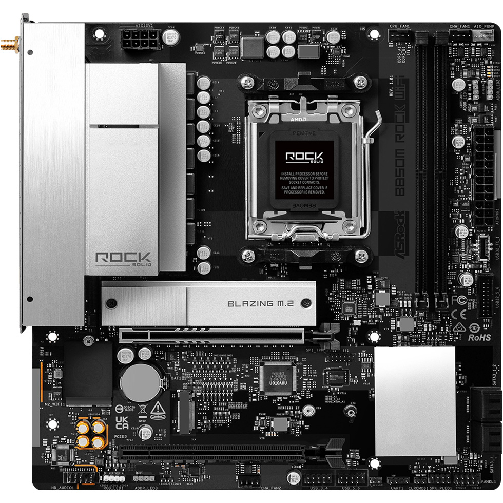 Материнская плата ASROCK B850M Rock WiFi