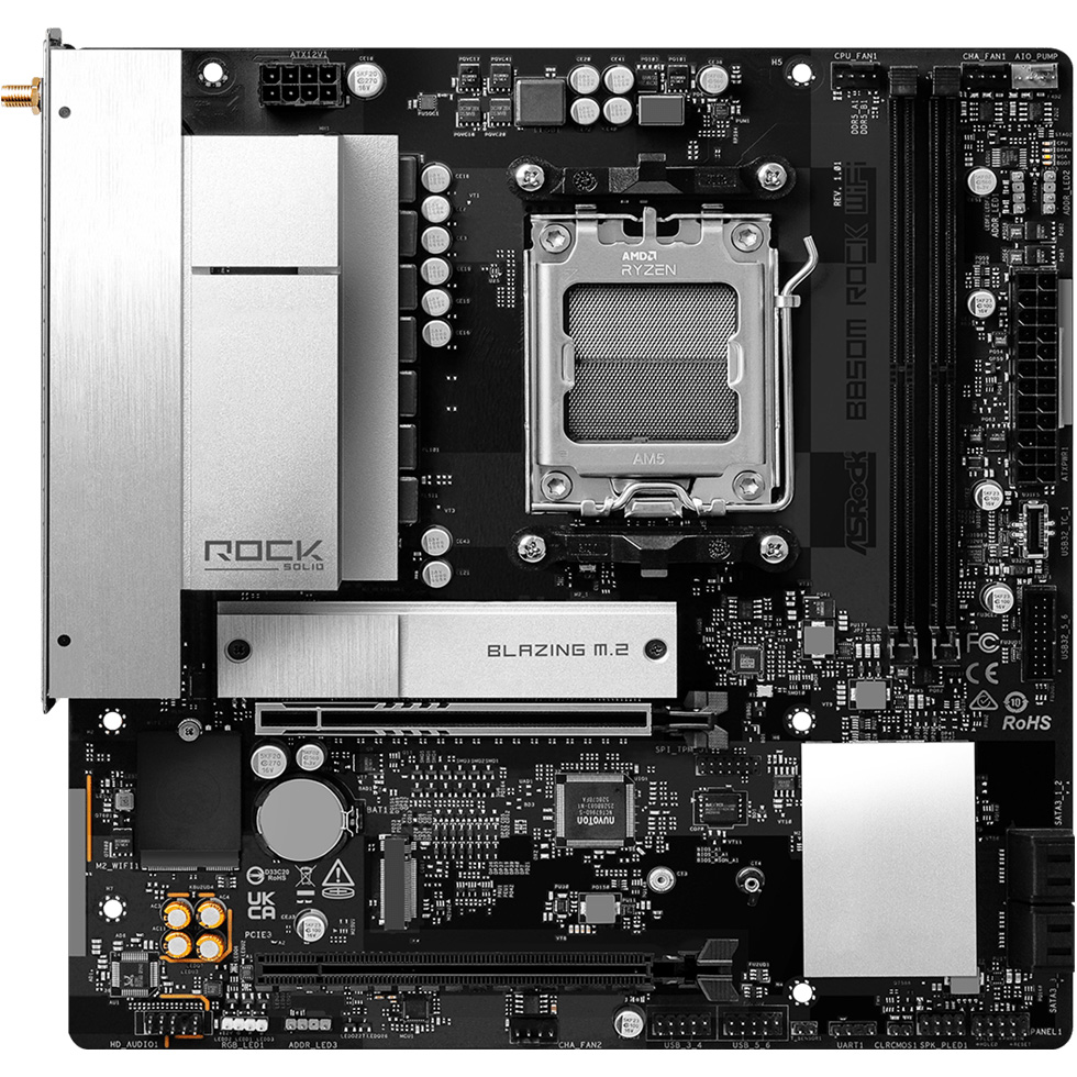 Материнская плата ASROCK B850M Rock WiFi