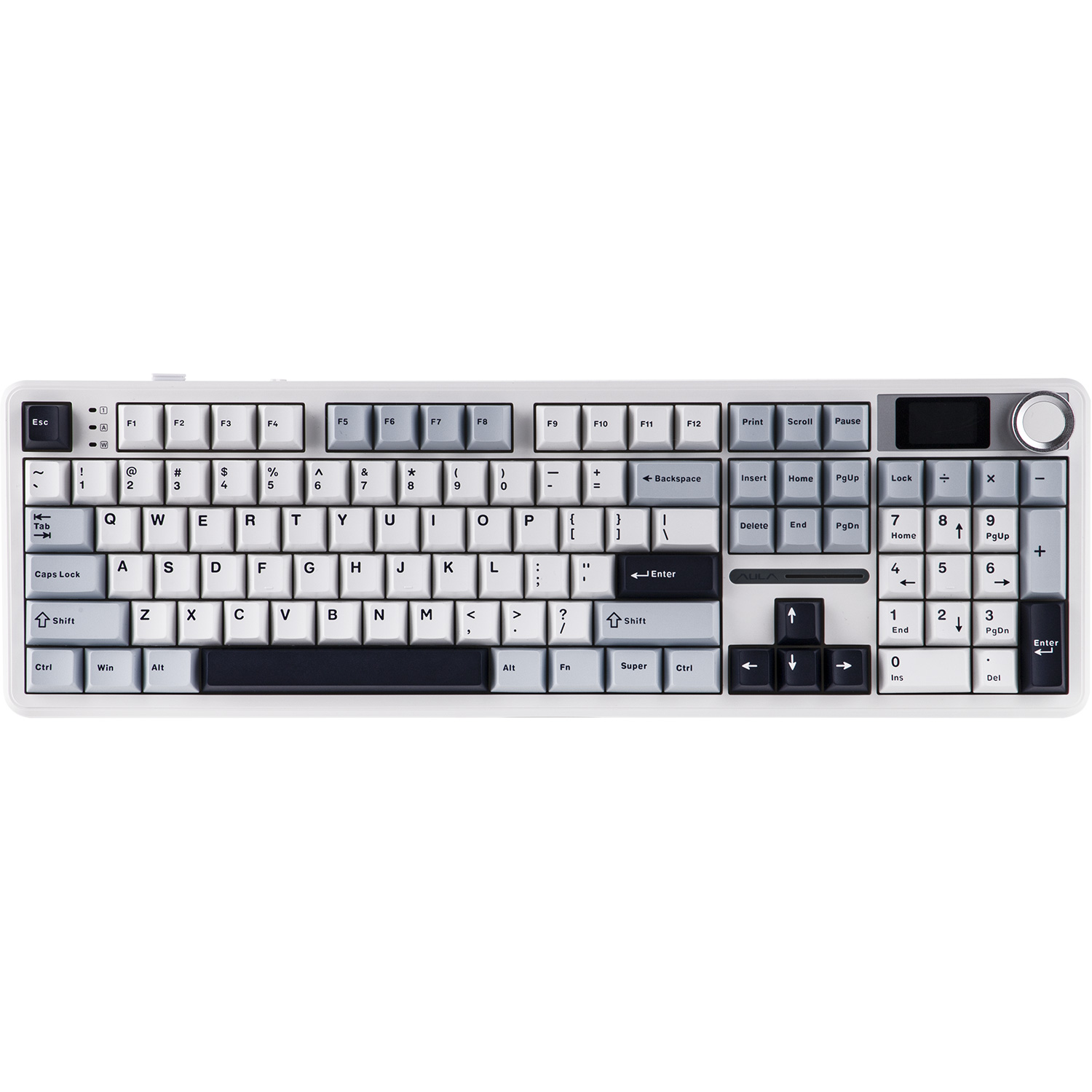 Клавіатура бездротова AULA F108 Pro White (6978080501318)