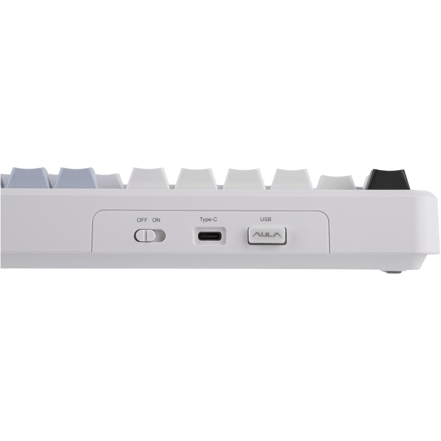 Клавіатура бездротова AULA F108 Pro White (6978080501318)