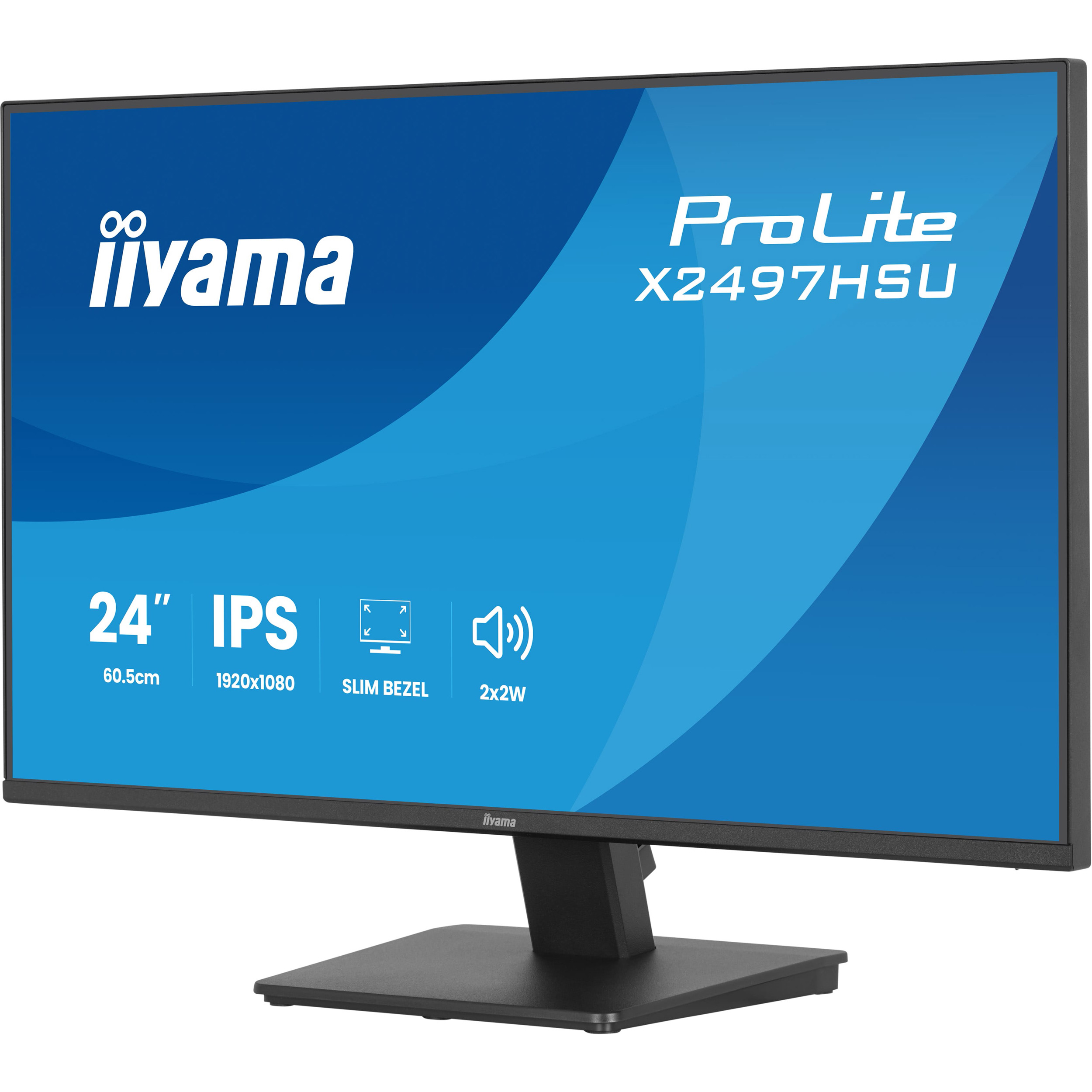 Монітор 23.8" IIYAMA ProLite X2497HSU-B1 Matte Black
