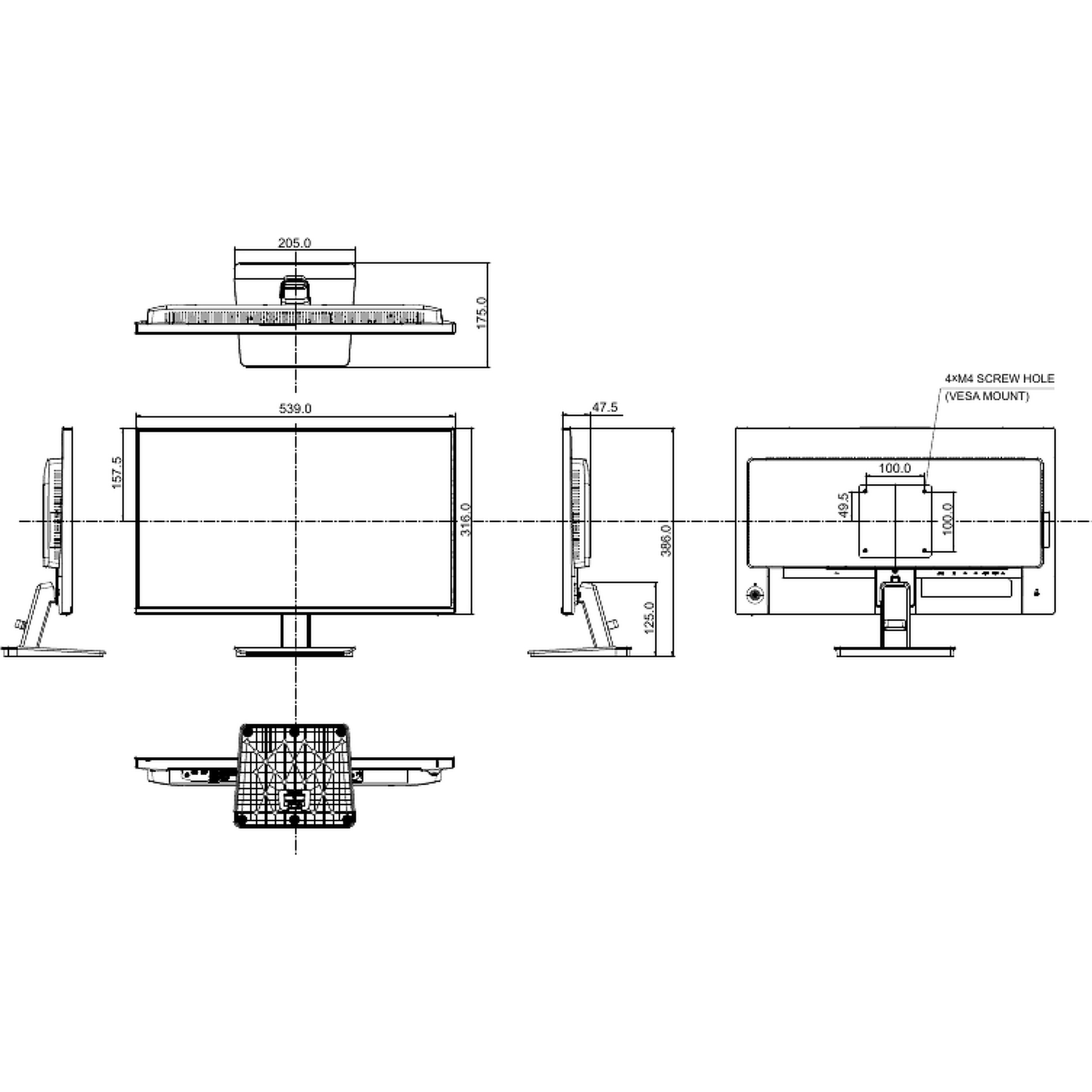Монітор 23.8" IIYAMA ProLite X2497HSU-B1 Matte Black