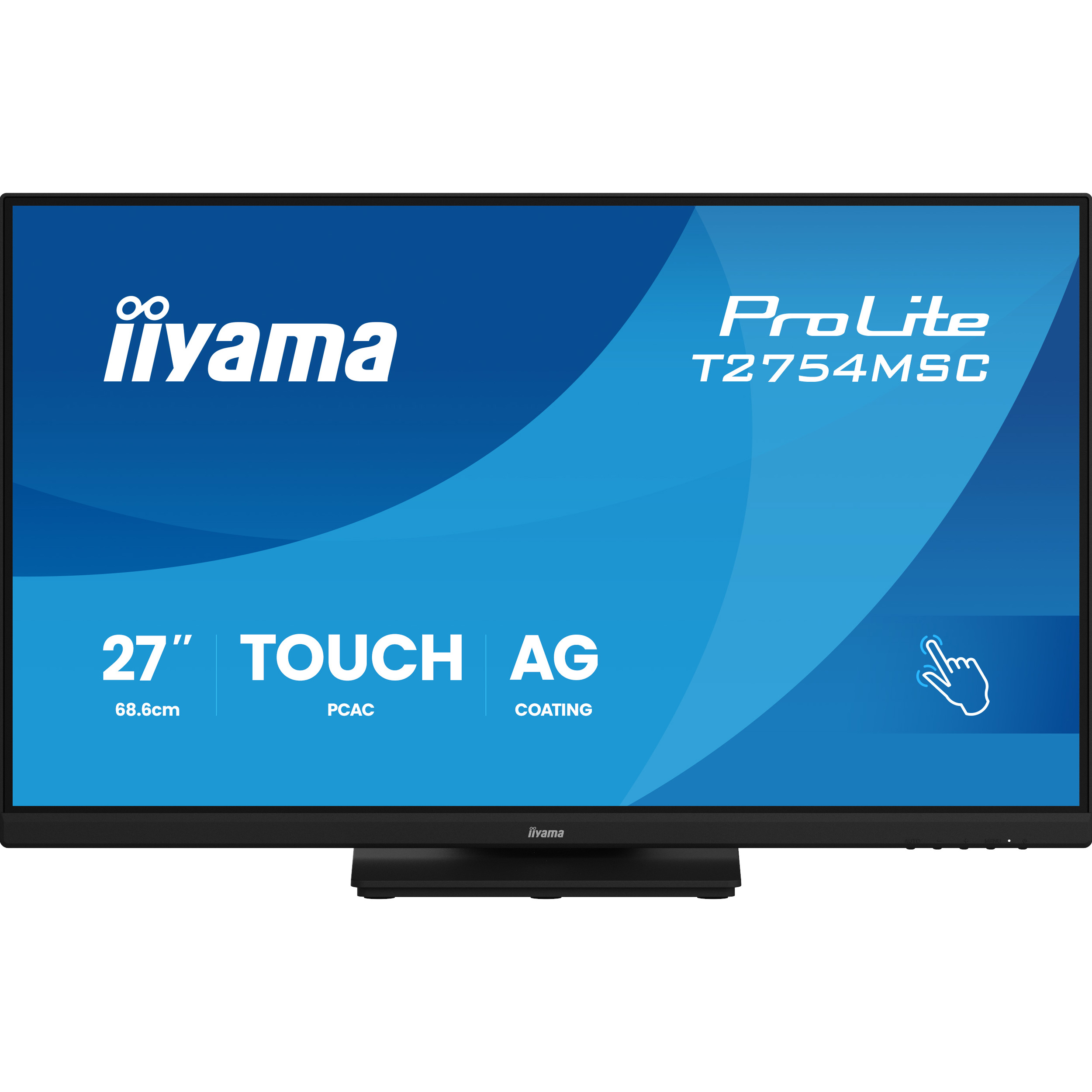 Монитор 27" IIYAMA ProLite T2754MSC-B2AG Matte Black