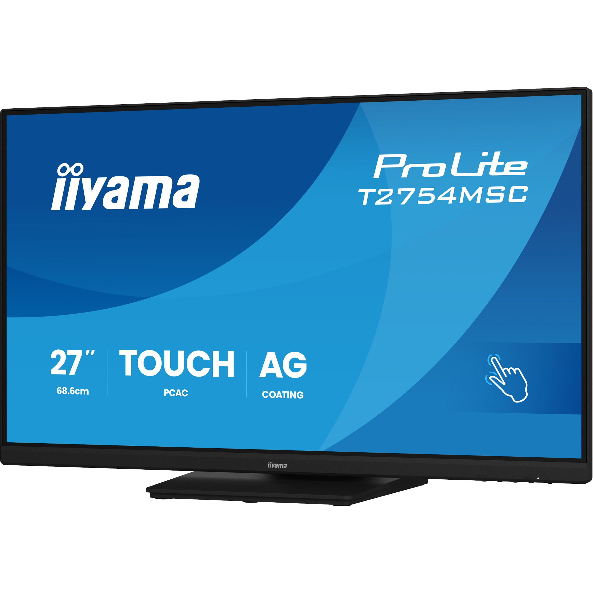 Монитор 27" IIYAMA ProLite T2754MSC-B2AG Matte Black