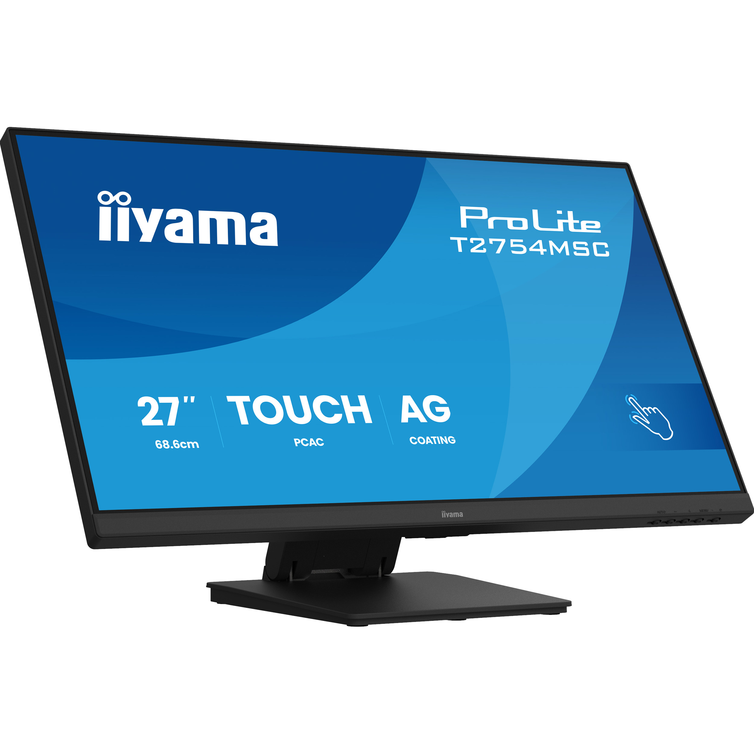 Монитор 27" IIYAMA ProLite T2754MSC-B2AG Matte Black
