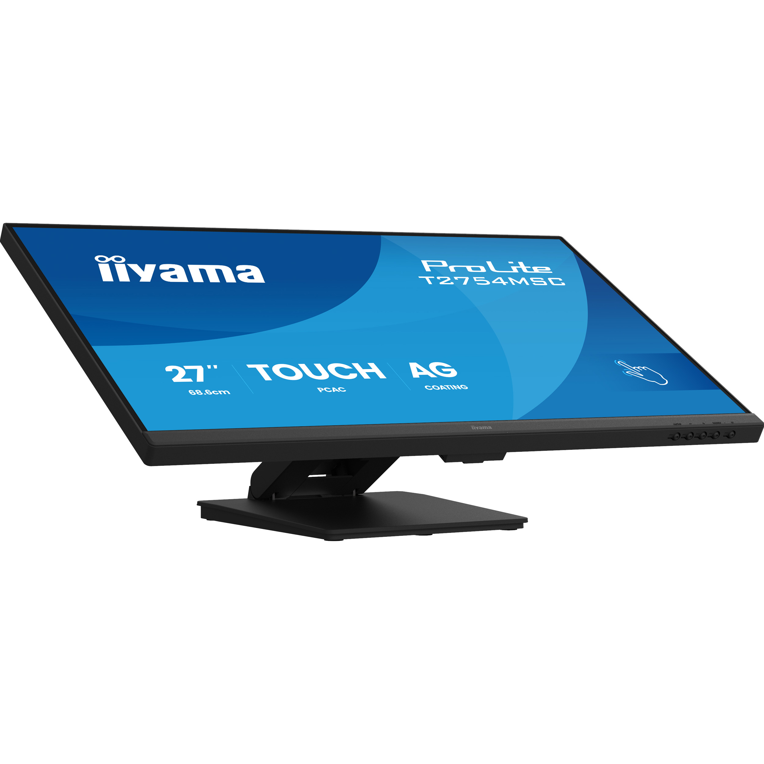 Монитор 27" IIYAMA ProLite T2754MSC-B2AG Matte Black