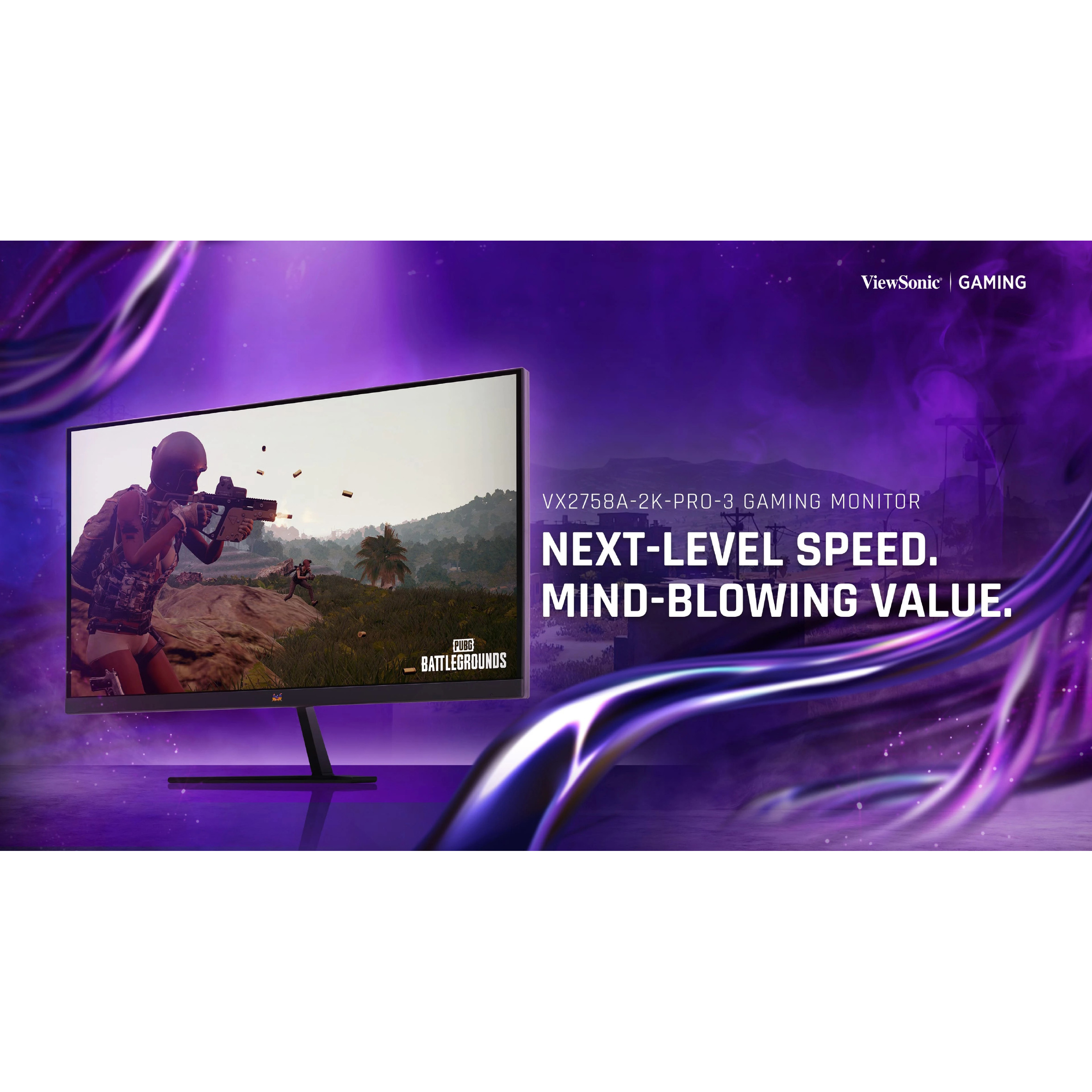 Монитор 27" VIEWSONIC Gaming VX2758A-2K-Pro-3