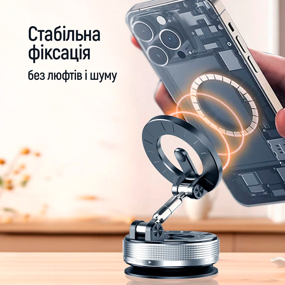 Автодержатель для смартфона COLORWAY MagSafe 360° (CW-CHM21-BK)