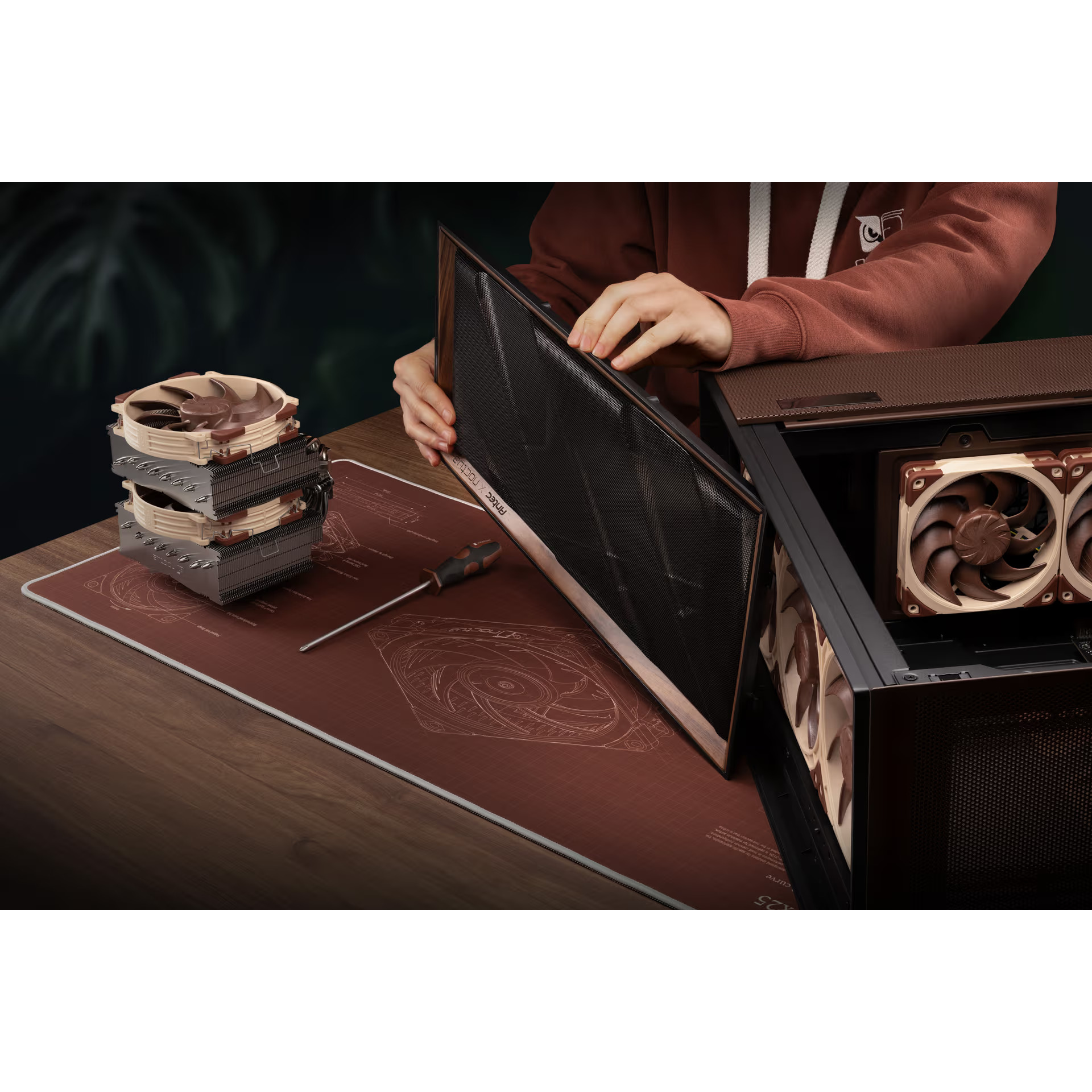 Корпус FRONTIER Antec Flux Pro Noctua Edition