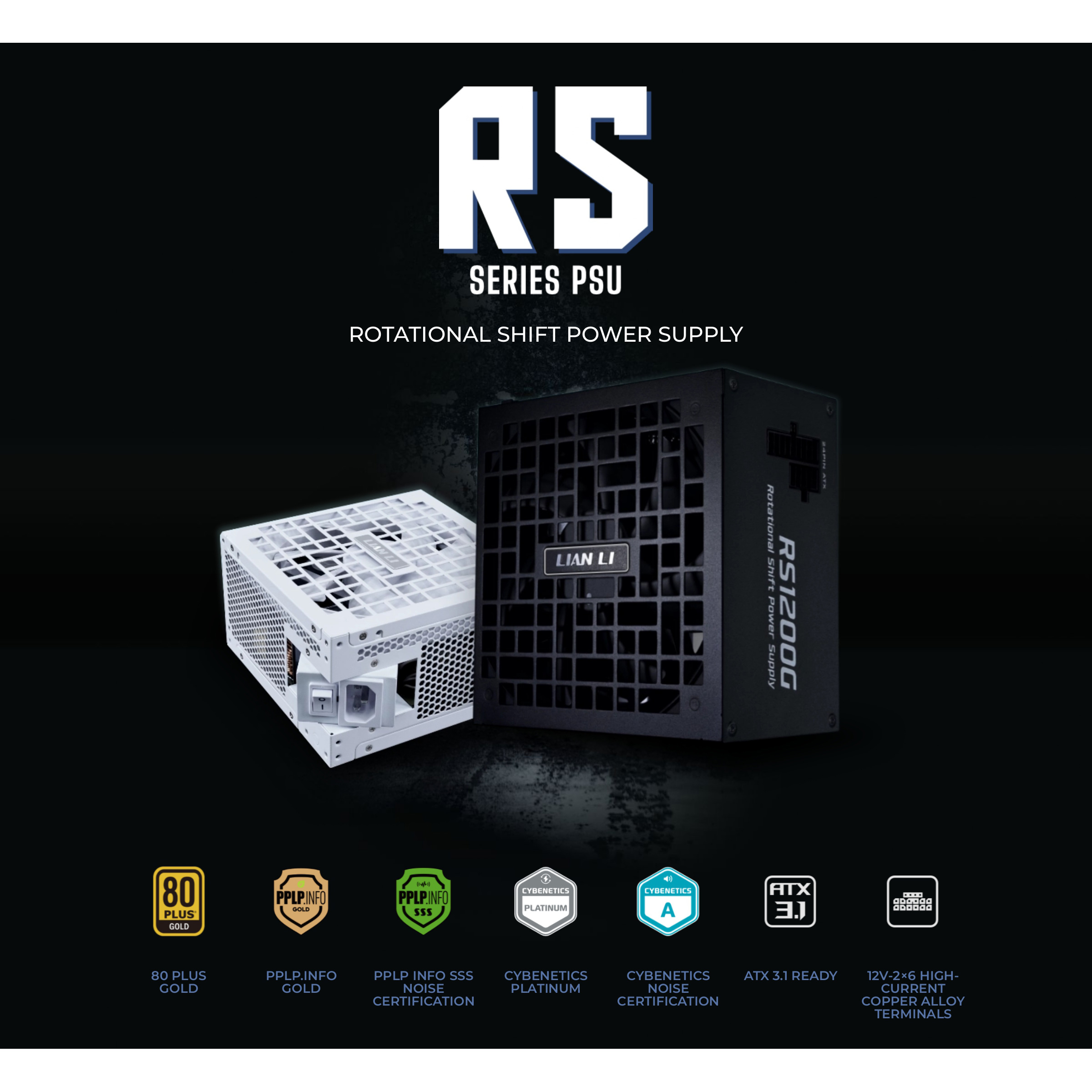 Блок живлення 1200W LIAN LI RS Gold 1200 with Hub White