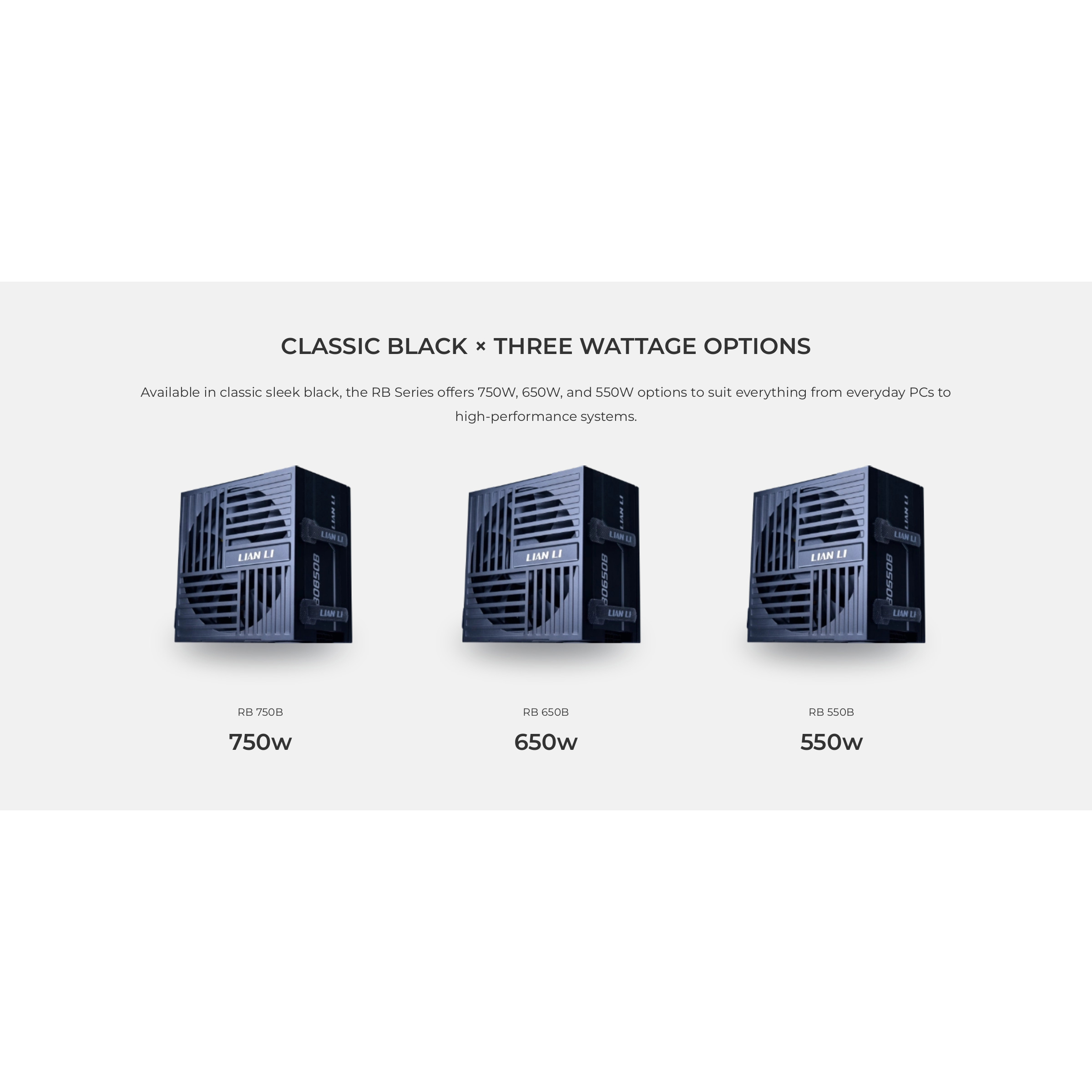 Блок живлення 750W LIAN LI RB Bronze 750 Black