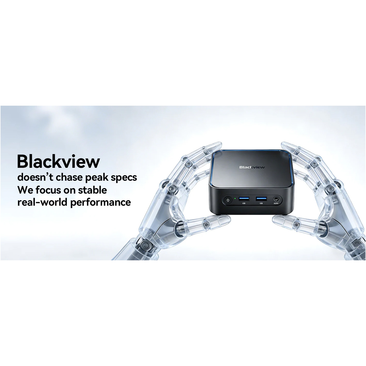 Неттоп BLACKVIEW MP50 Black (R5 3500U 2.1GHz/16GB/SSD 512GB/WF5/BT/W11P)