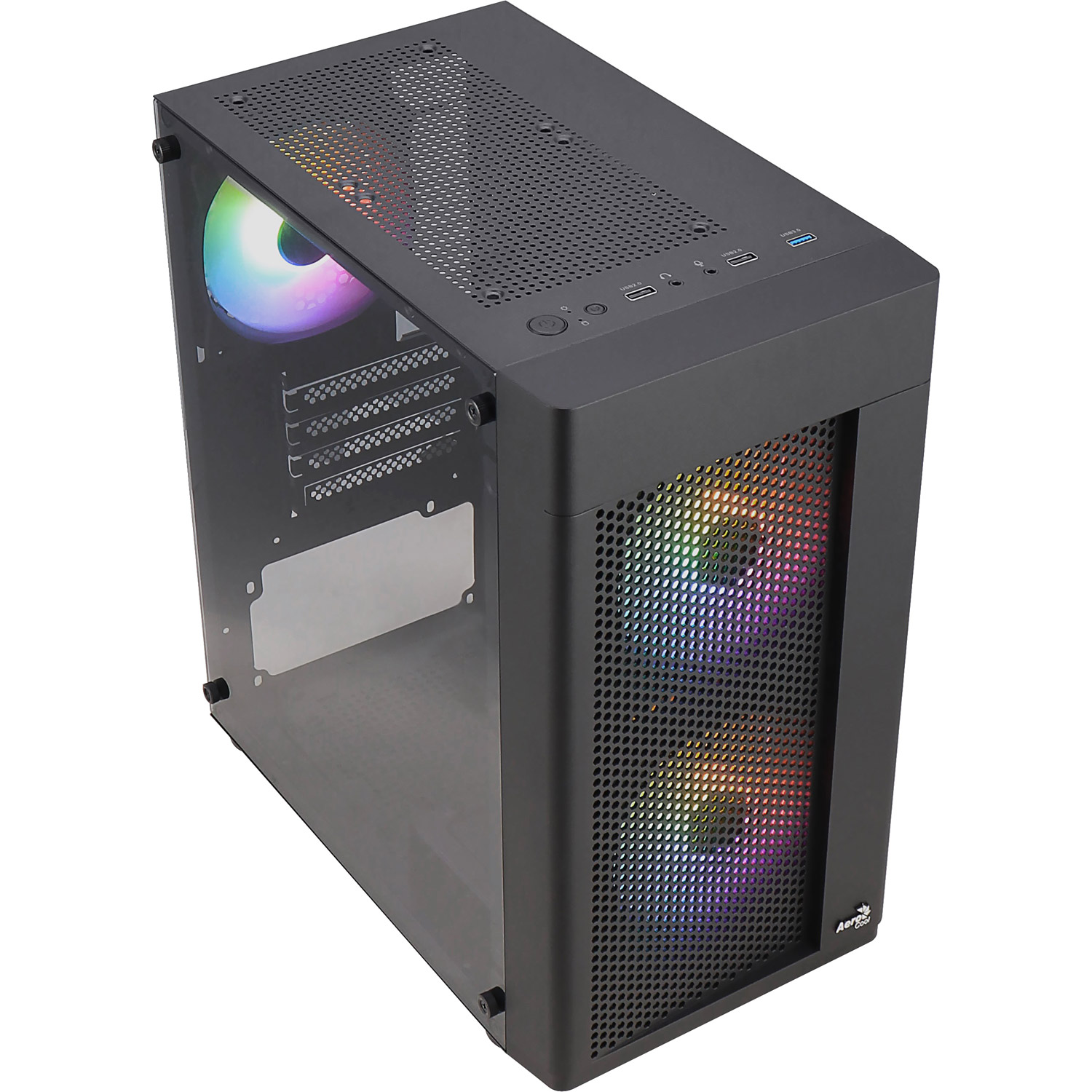 Корпус AEROCOOL Hexform V2 Black 600W (ACCX-PV38004.11)
