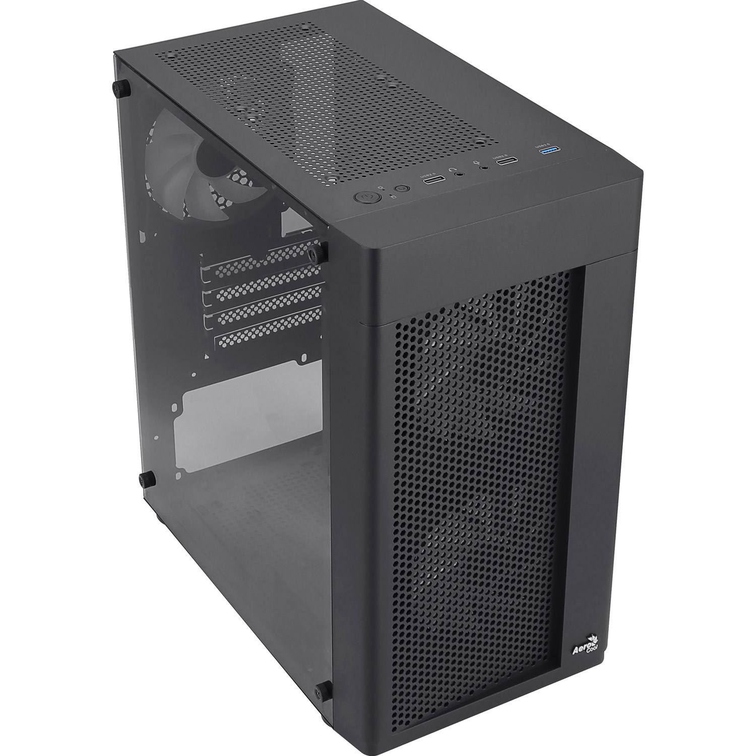 Корпус AEROCOOL Hexform V2 Black 600W (ACCX-PV38004.11)